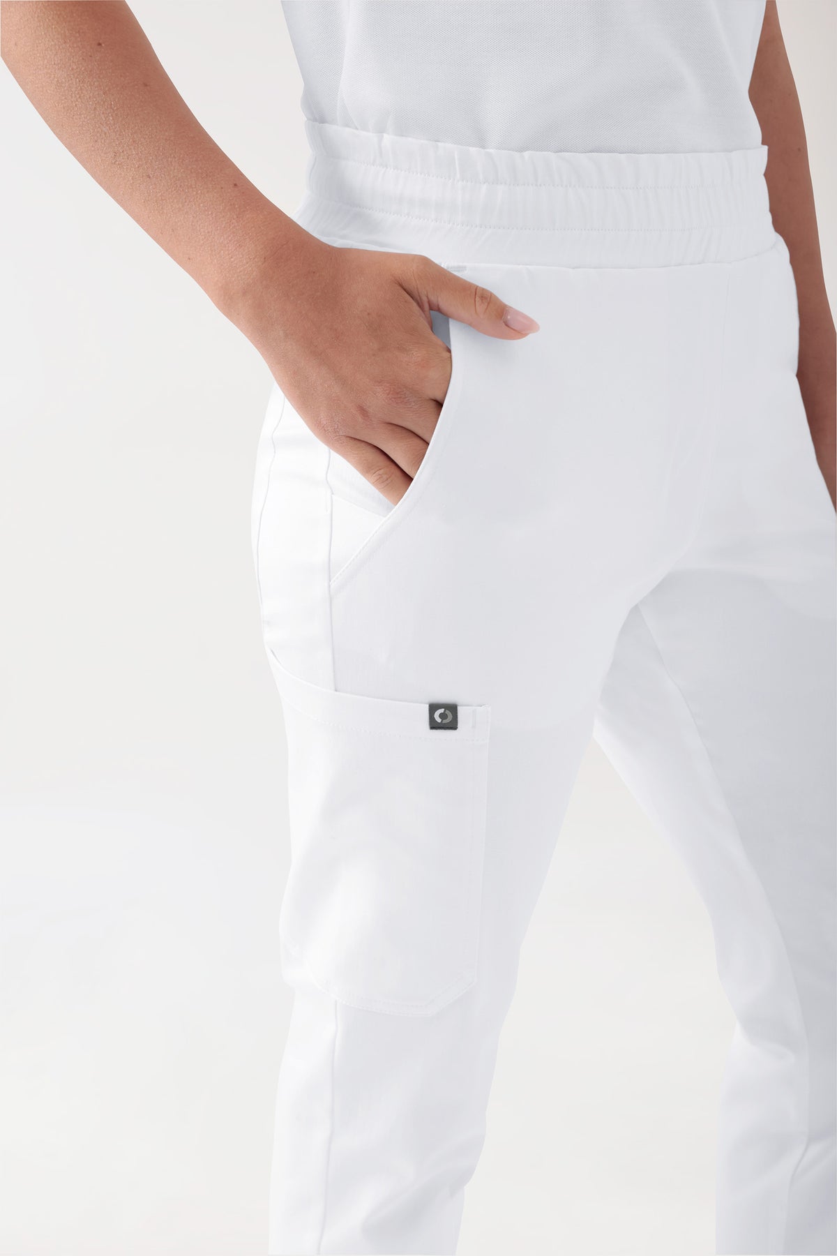 COMFY FLEX Stretch broek Unisex - 1/1 Lengte wit