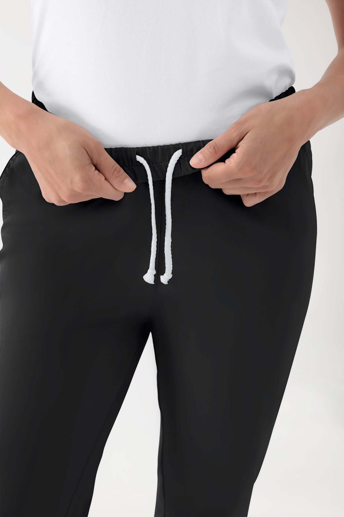 CORE broek uniseks - hoge boord zwart
