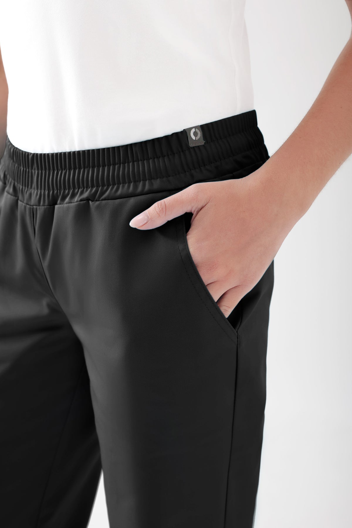 JUST STRONG Broek dames - elastische boordzwart