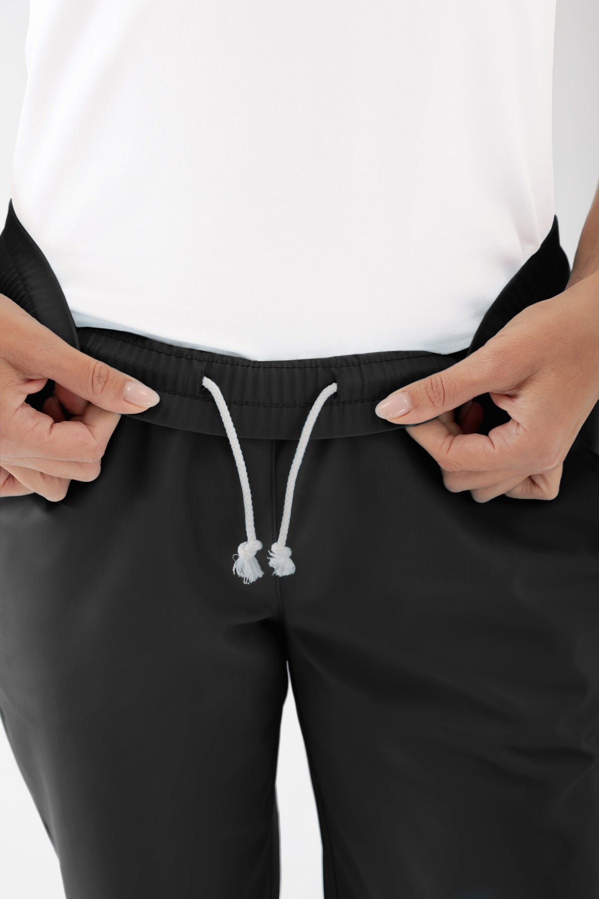 JUST STRONG Broek dames - elastische boordzwart