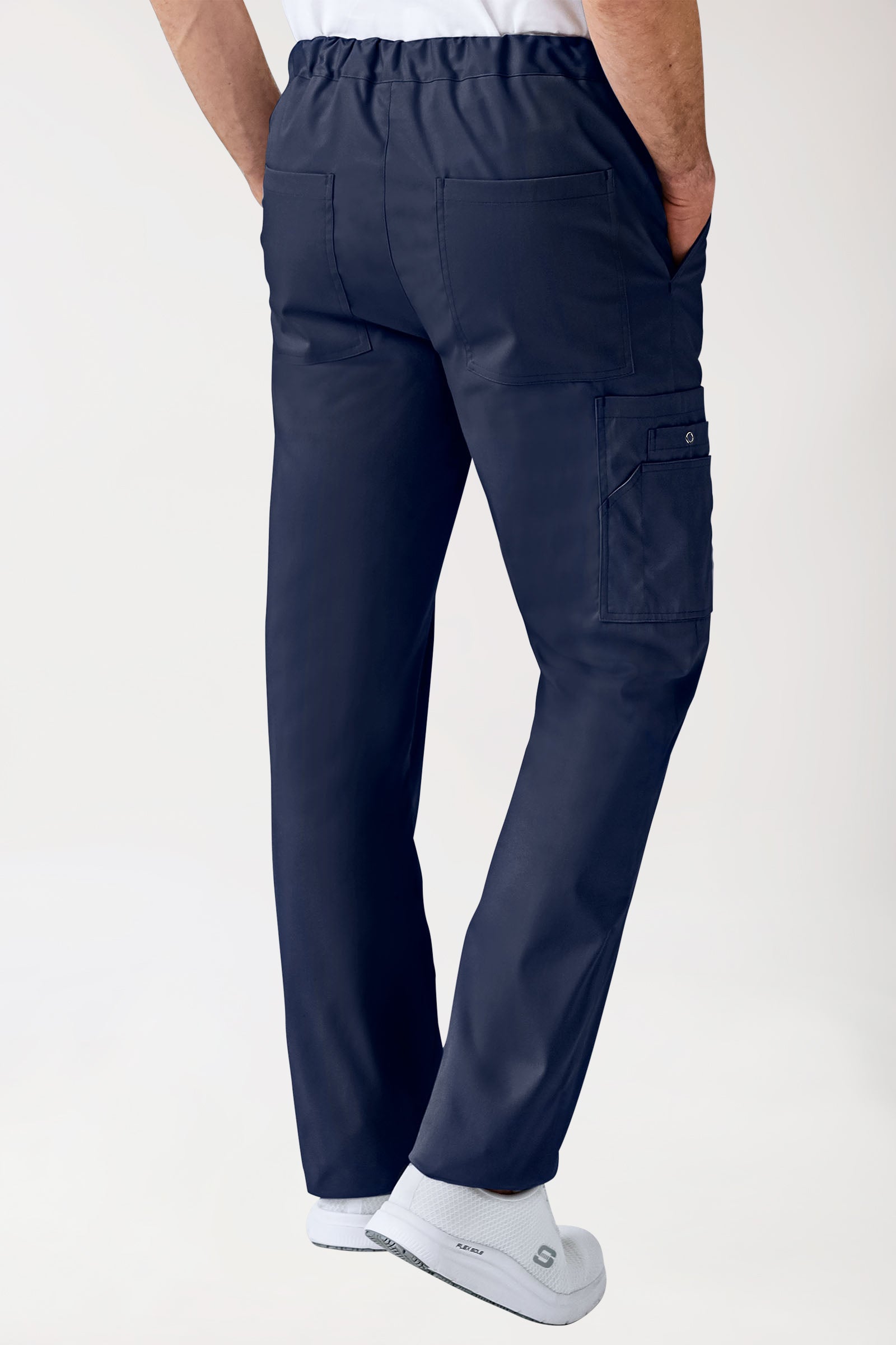 CLINIC STRETCH broek uniseks - met beenzak navy