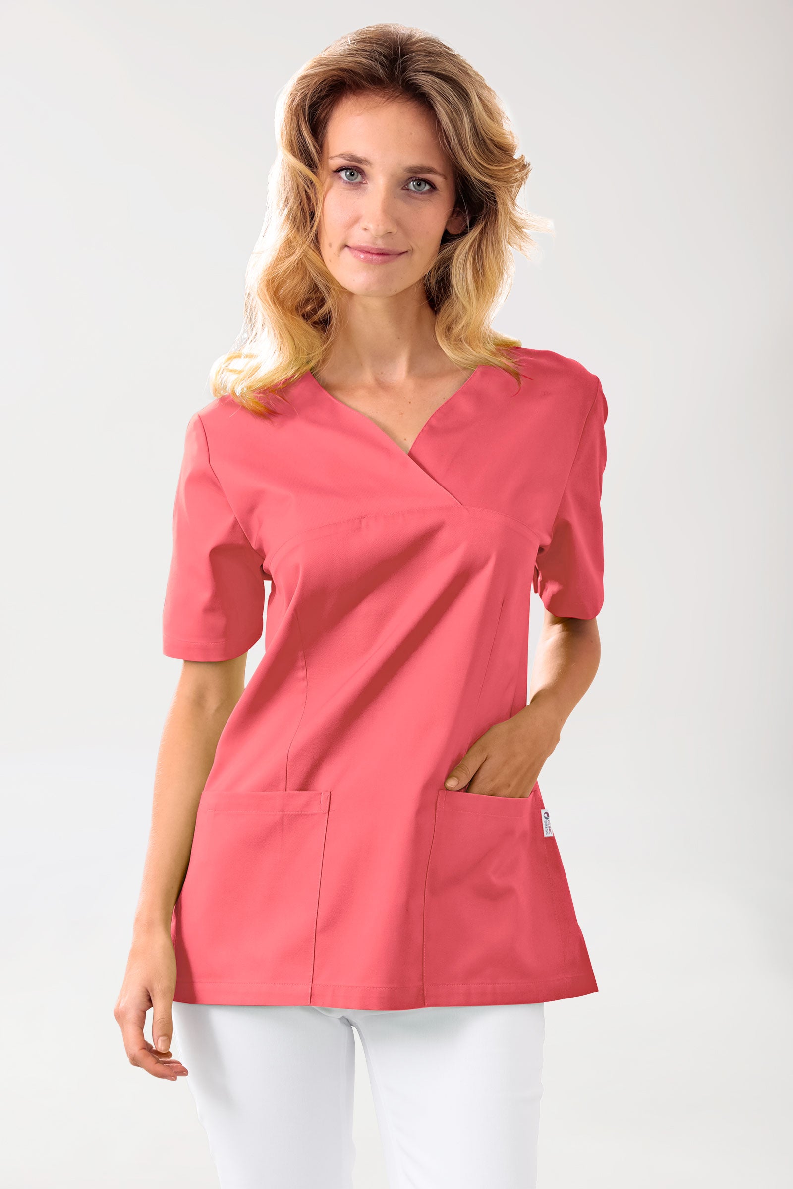 CORE oversteektuniek dames - hartvormige hals lipstick