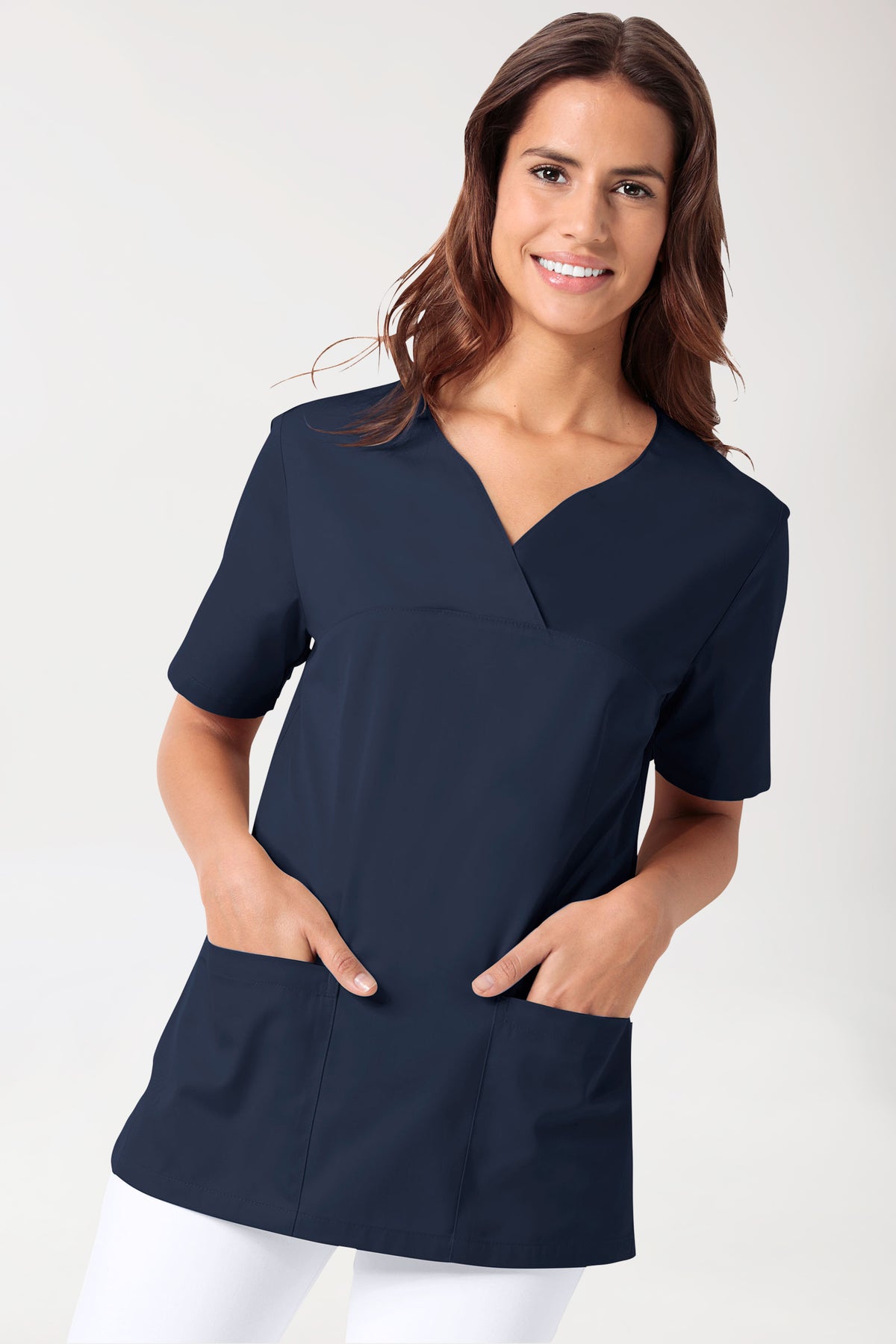CORE oversteektuniek dames -5-pack- hartvormige hals navy