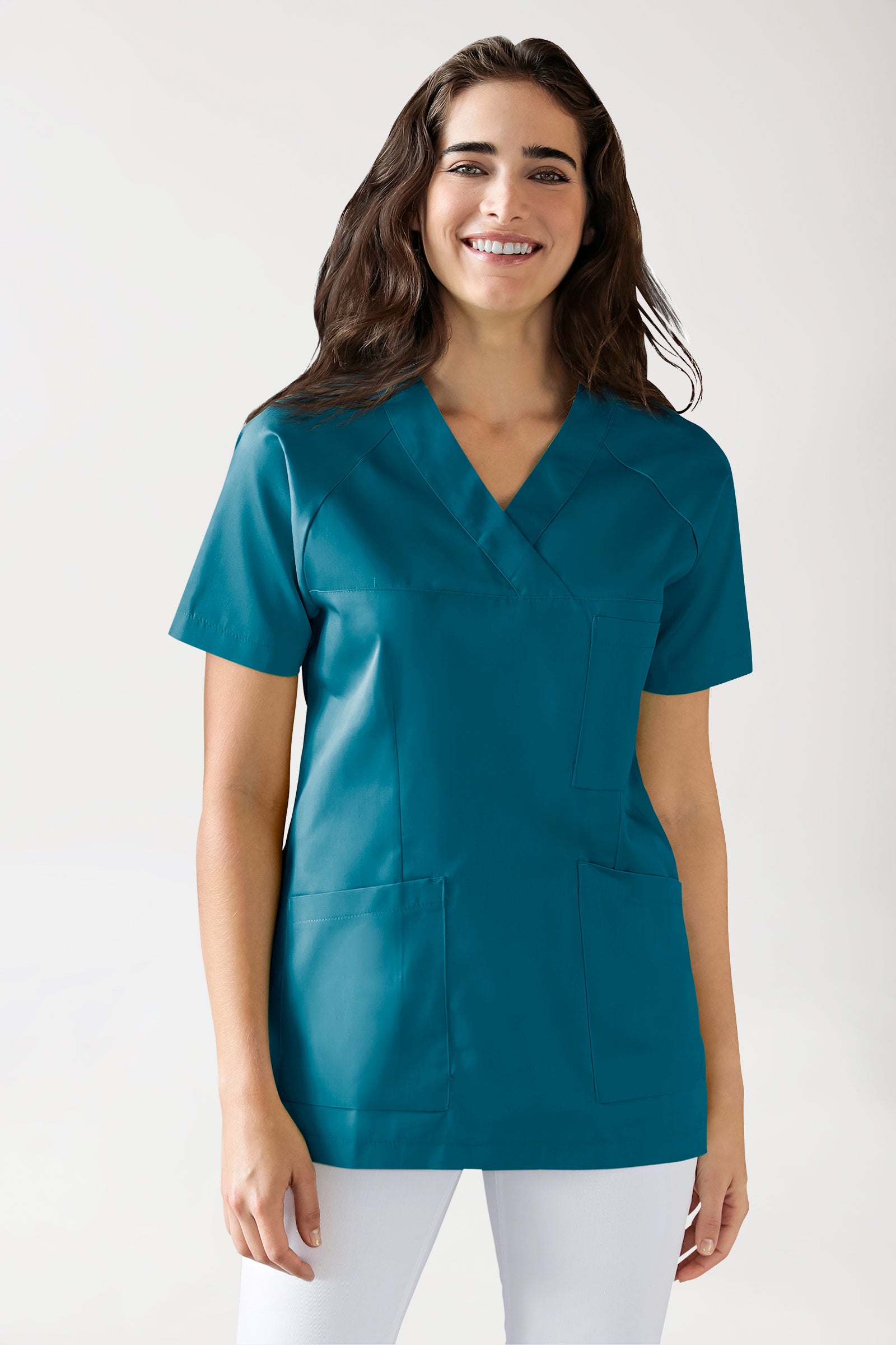 CORE oversteektuniek dames -3-pack- v-hals petrol