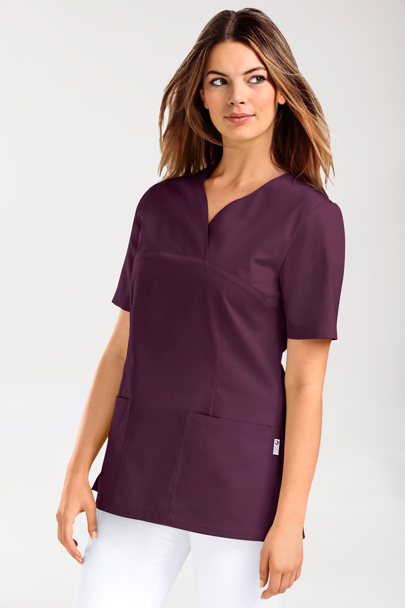 CORE oversteektuniek dames -5-pack- hartvormige hals pruimen