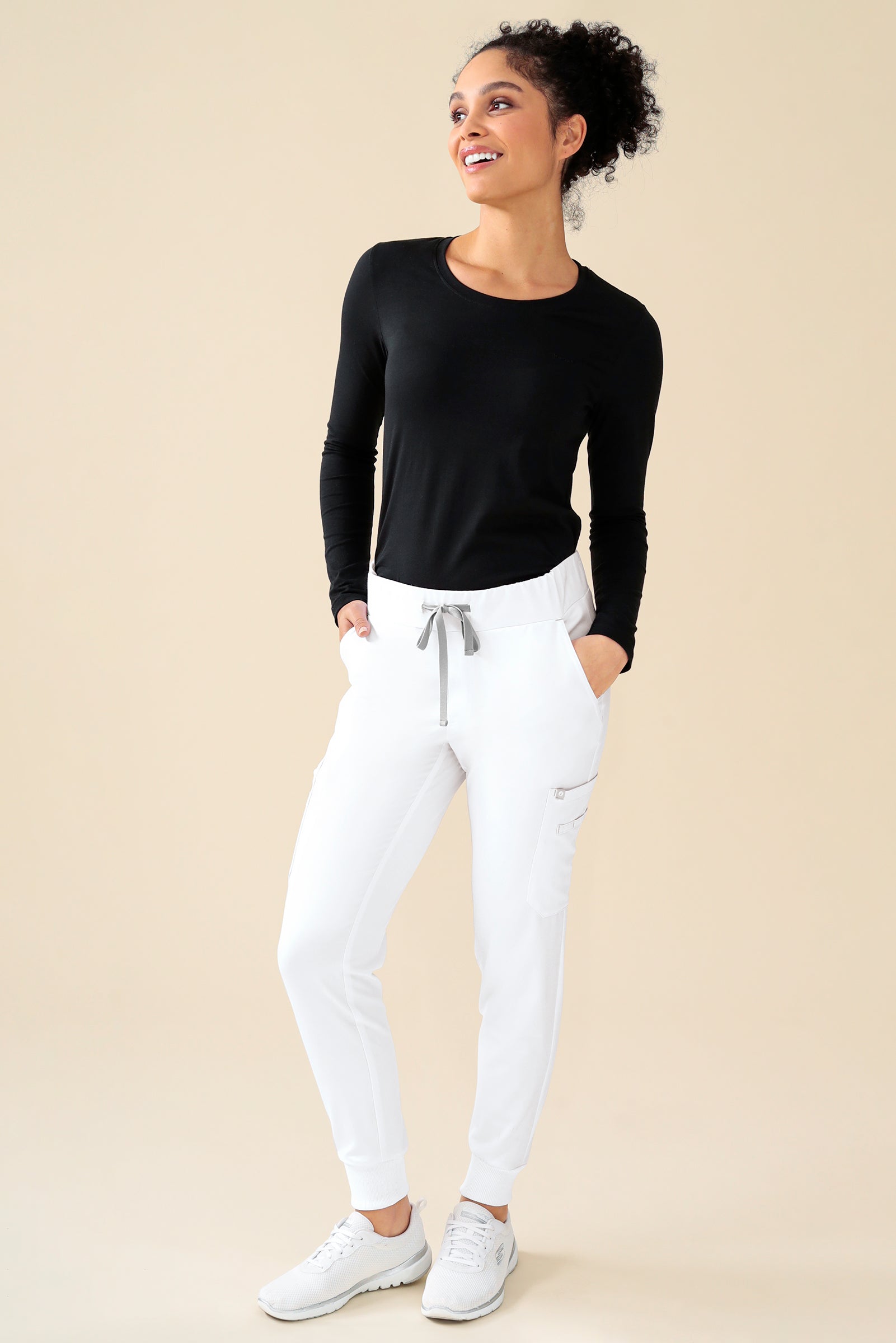 KAERE shirt dames - lange mouw zwart