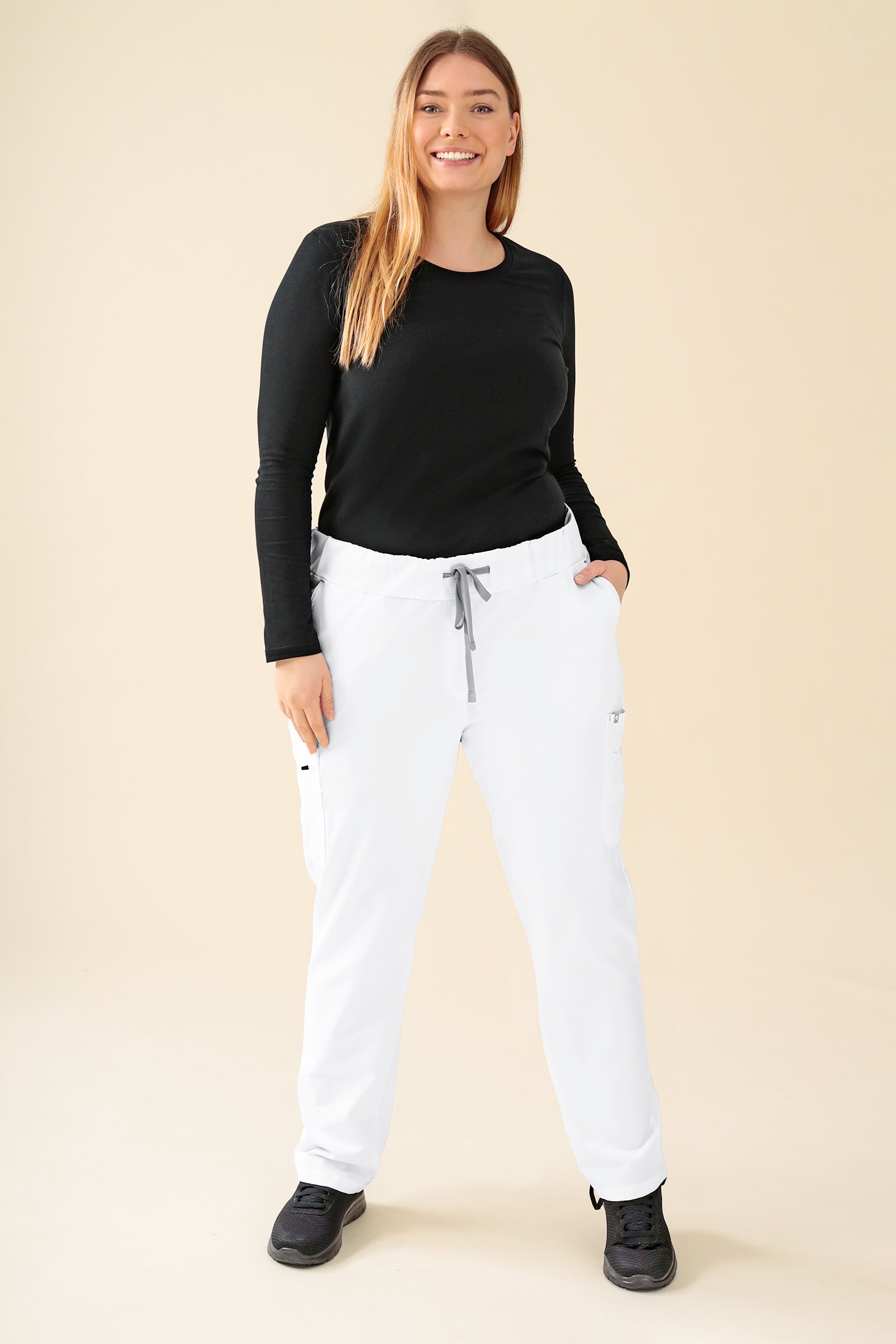 KAERE shirt dames - lange mouw zwart