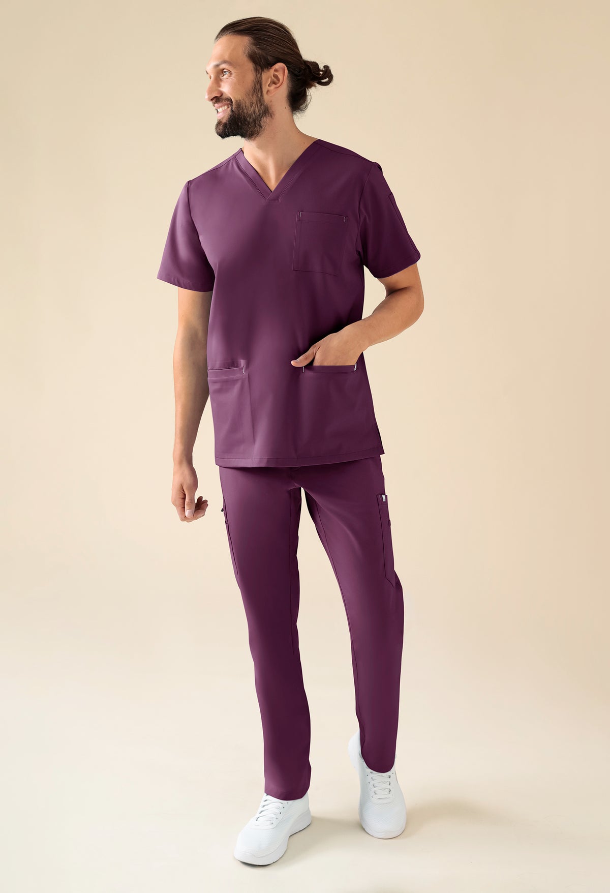KAERE broek heren - met beenzak pruimen