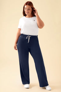 KAERE broek dames - wijd been navy