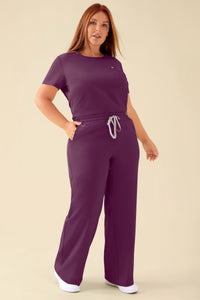 KAERE broek dames - wijd been pruimen