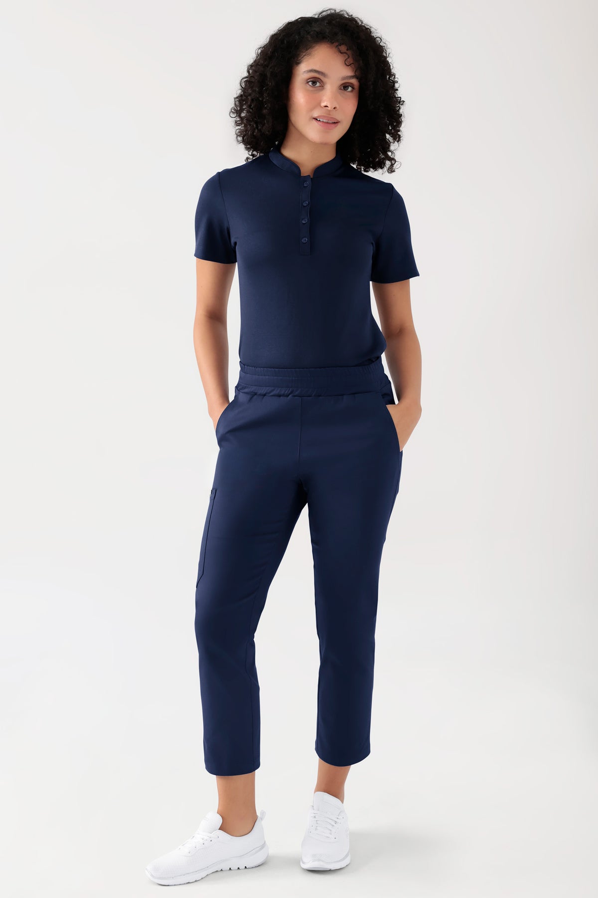 COMFY FLEX Stretch broek Unisex - 7/8 Lengte navy
