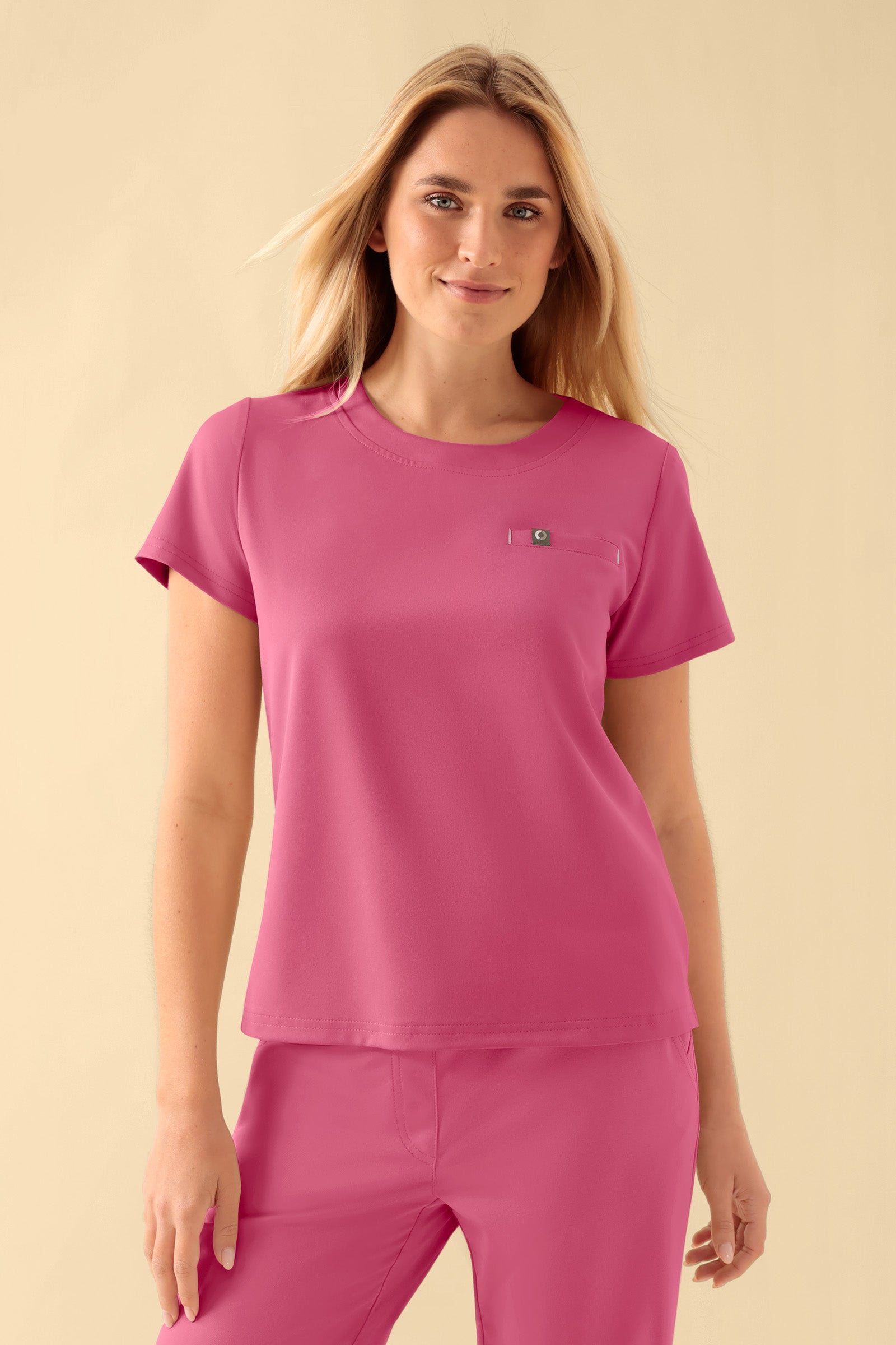 KAERE shirt dames - ronde hals oud rose