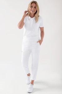 COMFY FLEX Stretch broek Unisex - 7/8 Lengte wit