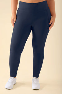 KAERE Leggings dames - super elastisch navy