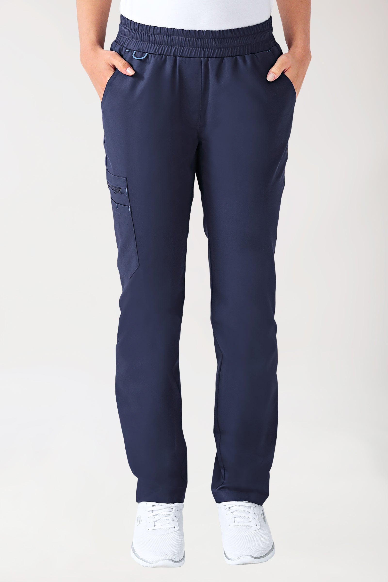 CLINIC STRETCH broek dames - navy/hemelsblauw
