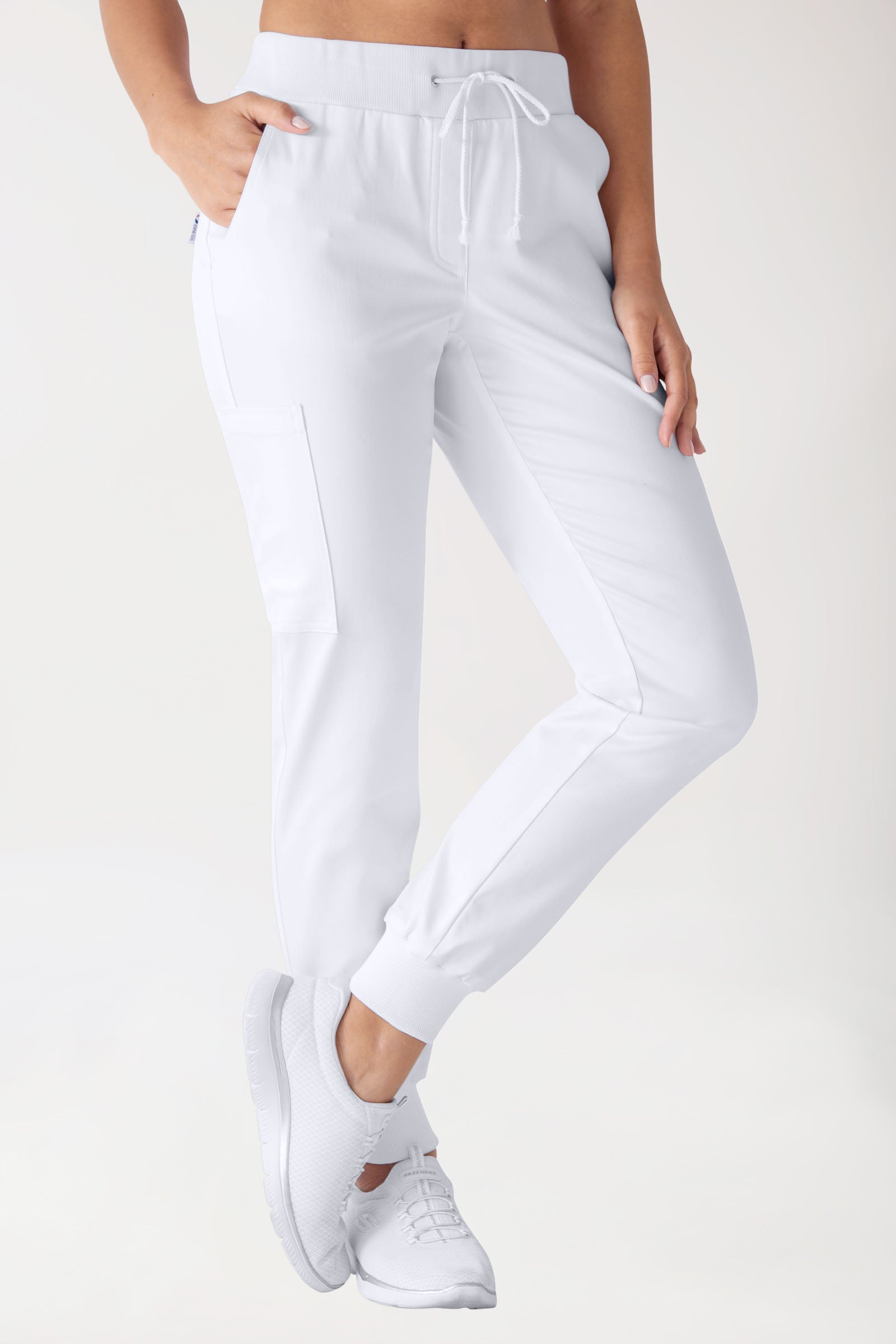 COMFY FLEX broek dames - jogpants wit