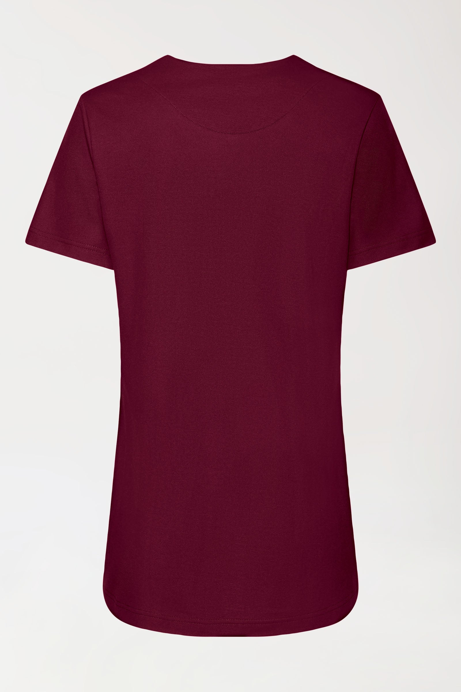 COMFY FLEX stretch oversteektuniek dames - hartvormige hals bordeaux, Voorzijde view 