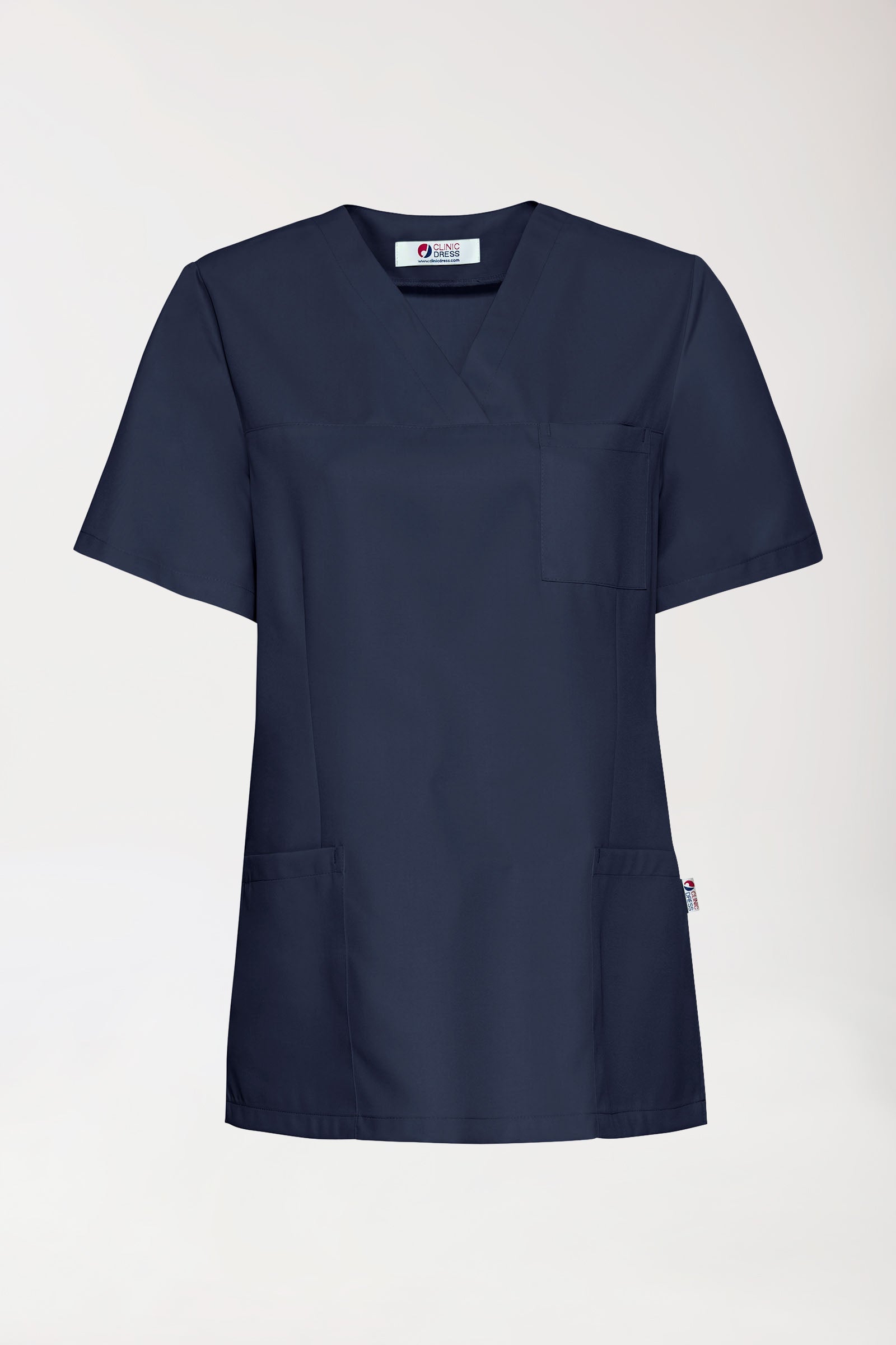 GREEN oversteektuniek dames - V-hals navy