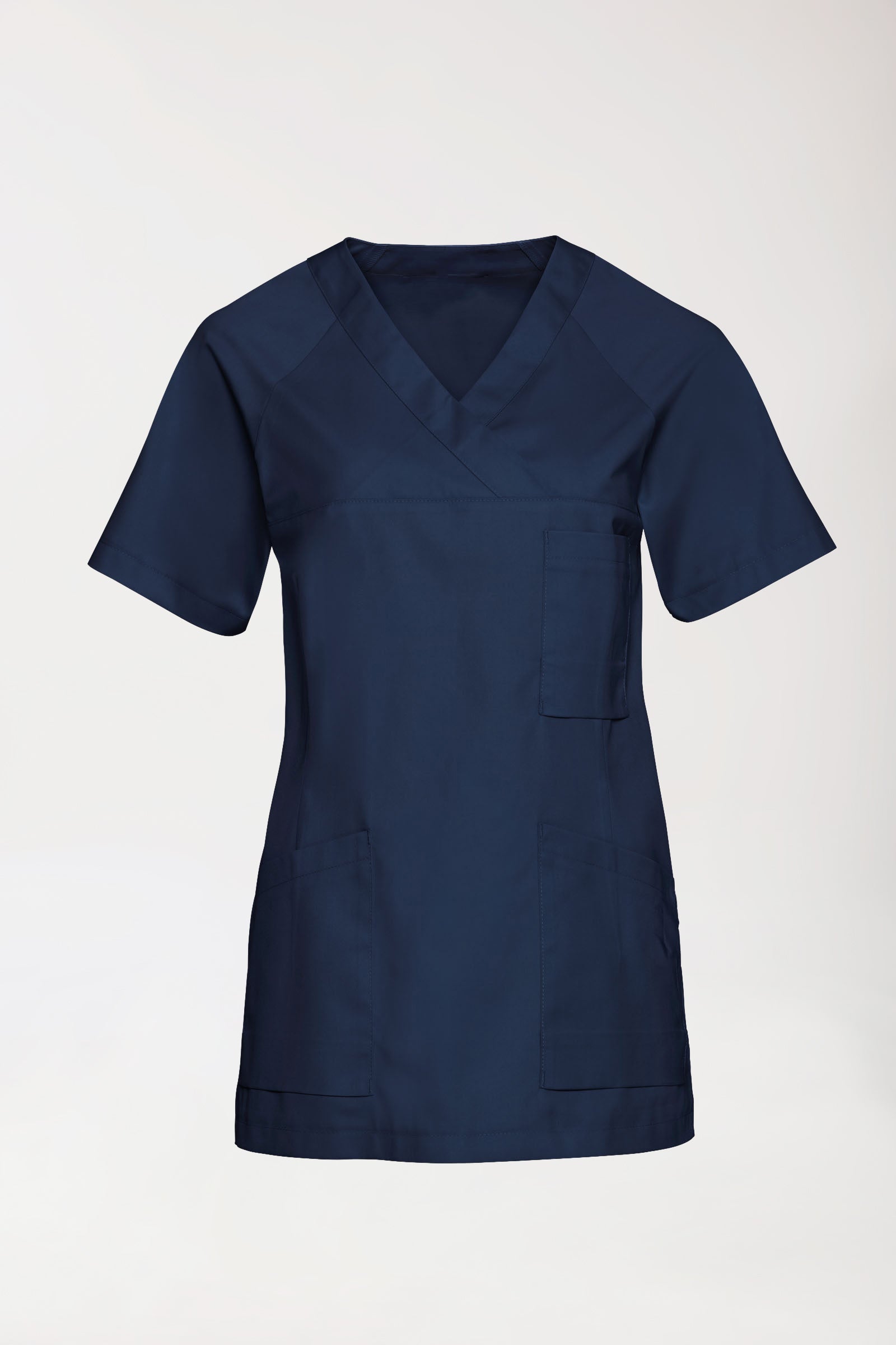 Damestuniek - V-hals navy