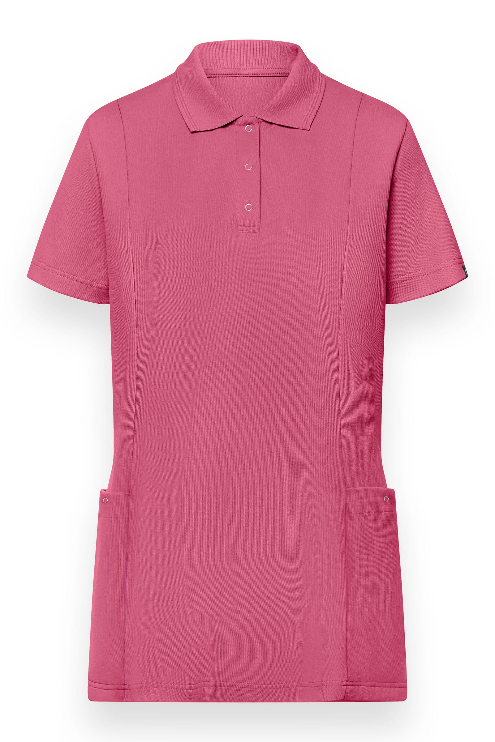 COMFY FLEX Stretch oversteektuniek dames - polokraag oud rose, Voorzijde view 