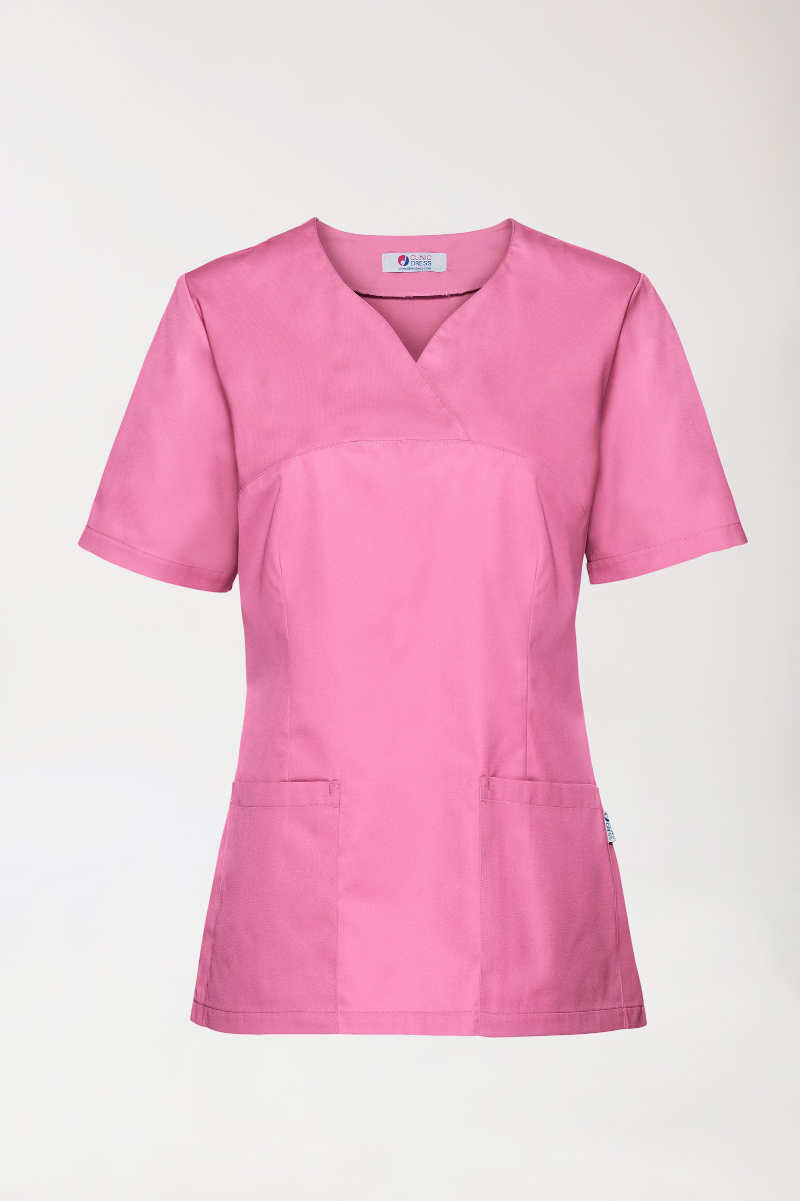 CORE oversteektuniek dames - hartvormige hals rosy pink