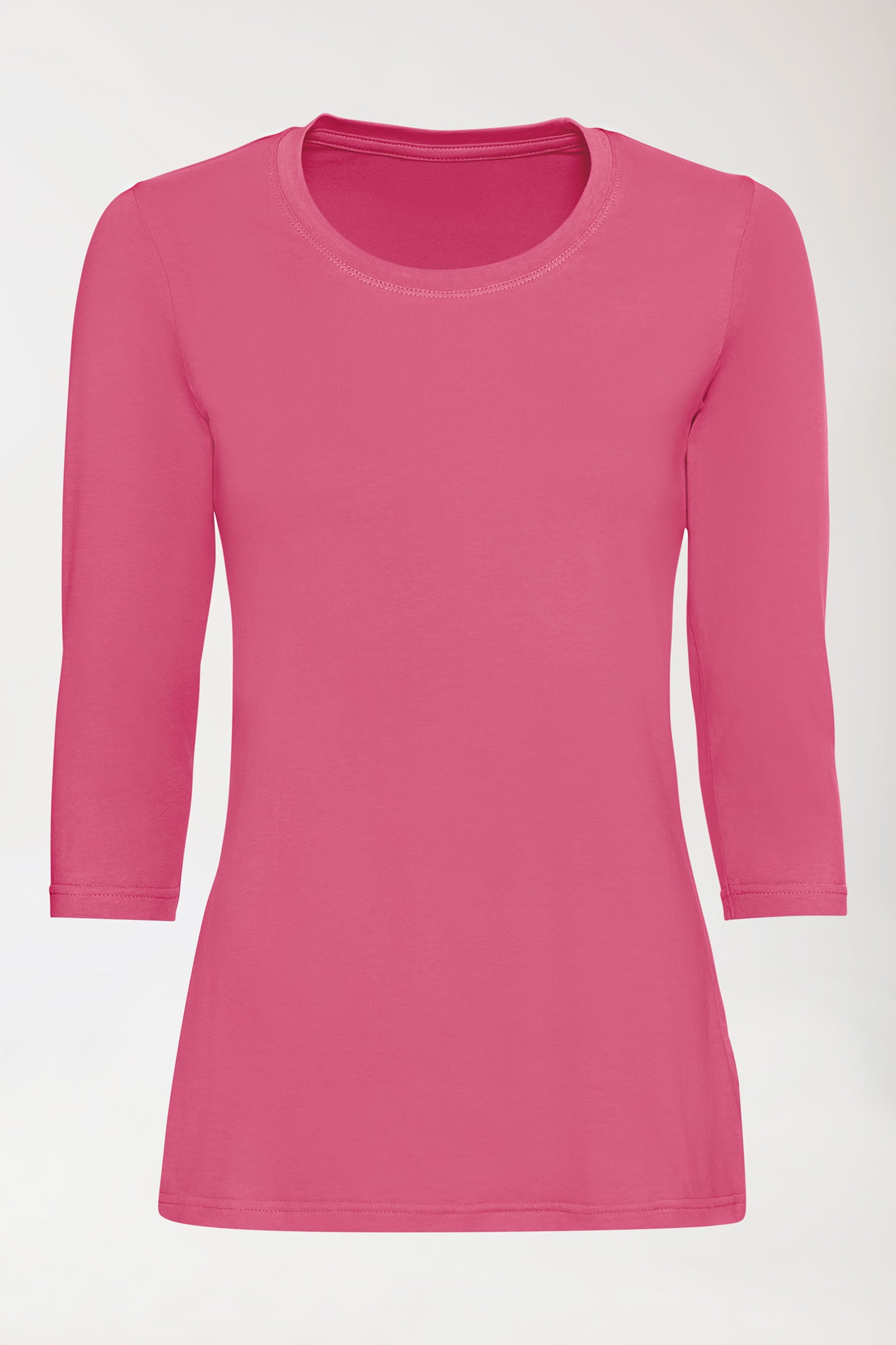 CORE shirt dames - 3/4 arm oud rose, Voorzijde view 