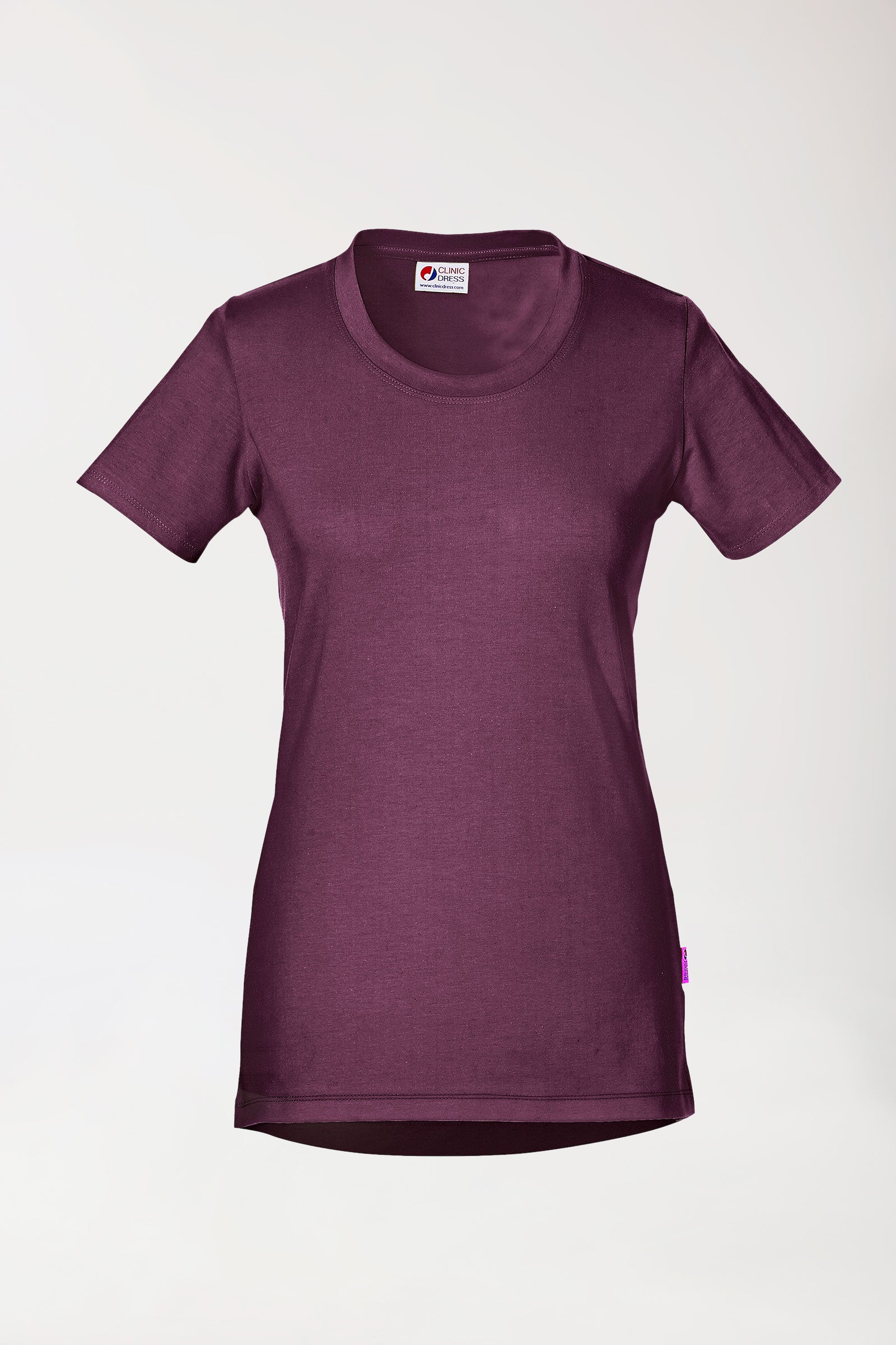 CORE shirt dames - ronde hals pruimen, Voorzijde view 
