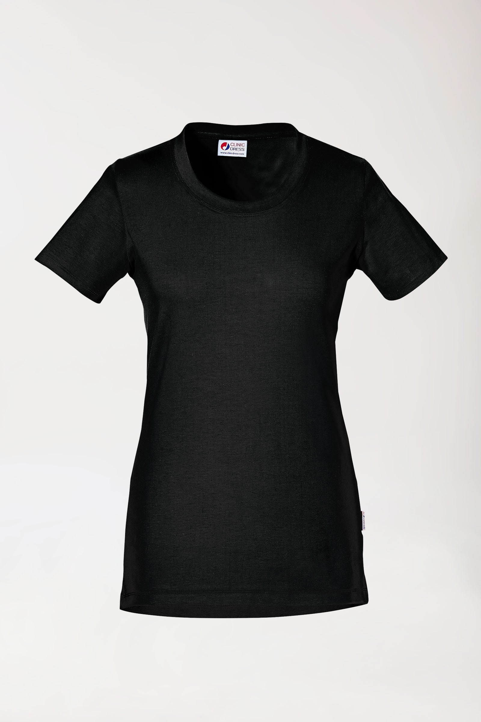 CORE shirt dames - ronde hals zwart, Voorzijde view 