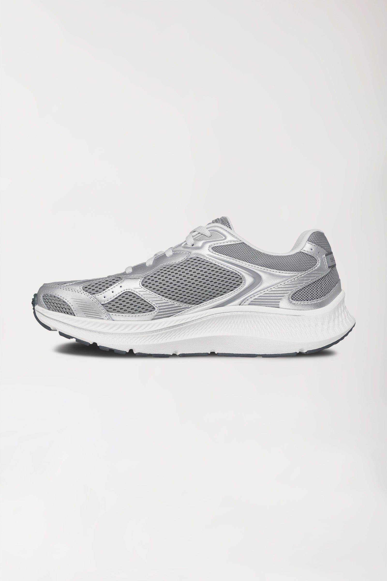Dames sneaker-SKECHERS-zilver/wit