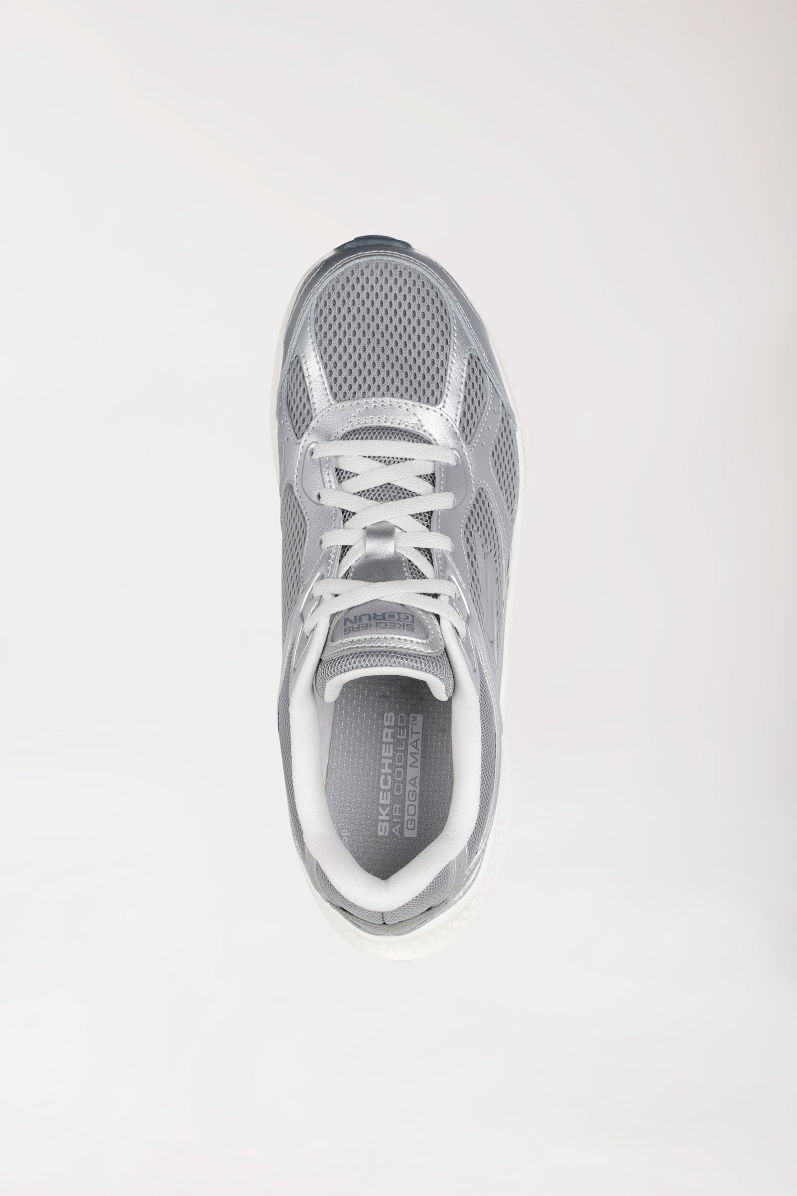 Dames sneaker-SKECHERS-zilver/wit