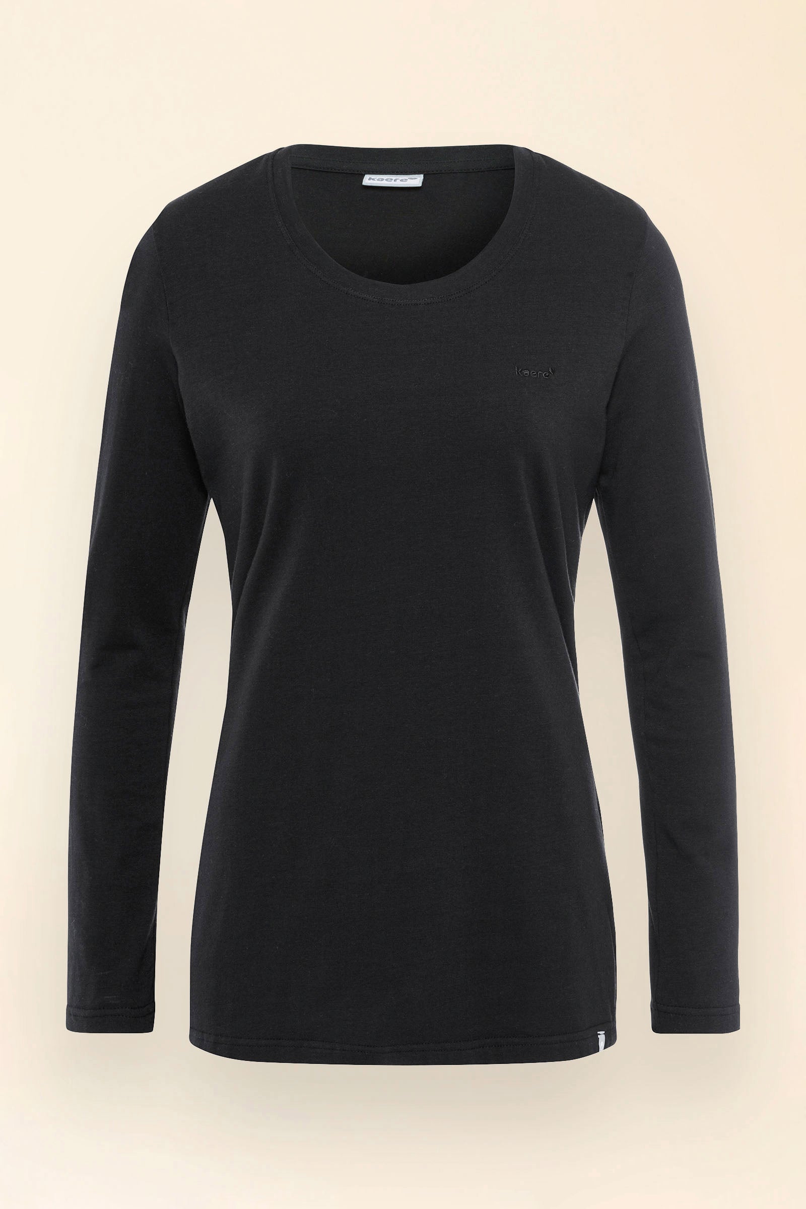 KAERE shirt dames - lange mouw zwart
