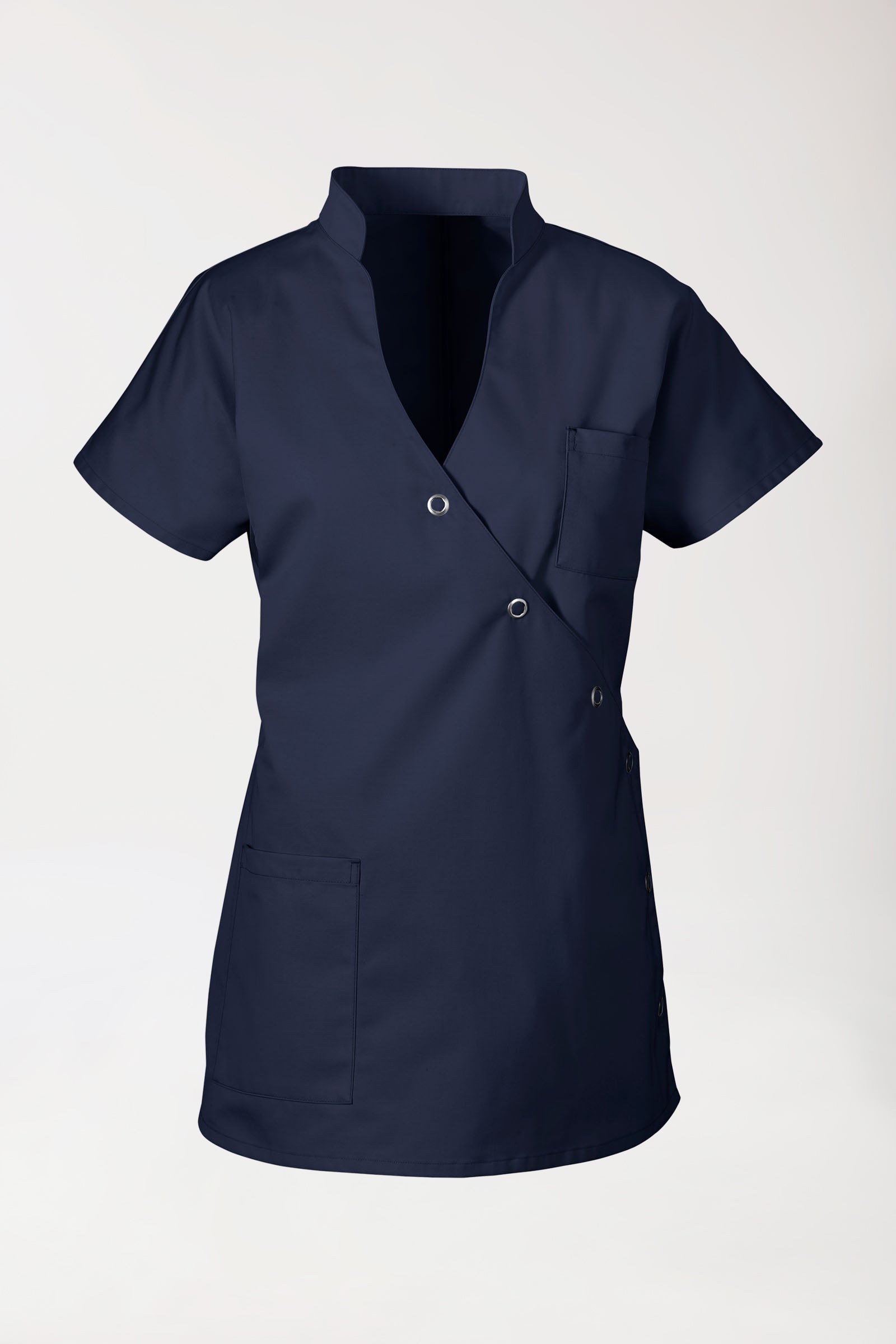 JUST STRONG tuniek dames - drukknoopsluiting navy