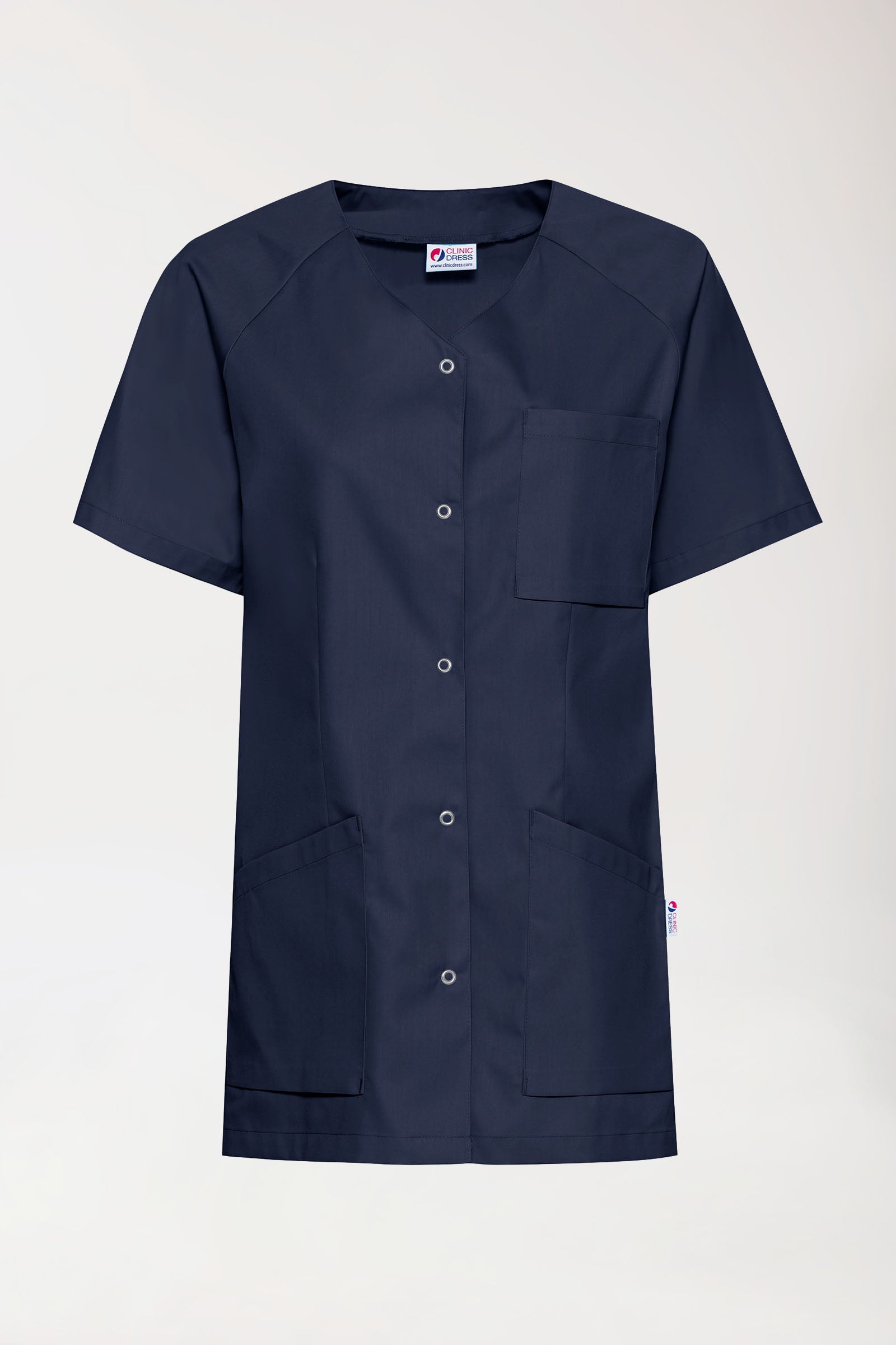 CORE tuniek dames - doorknoopsluiting navy