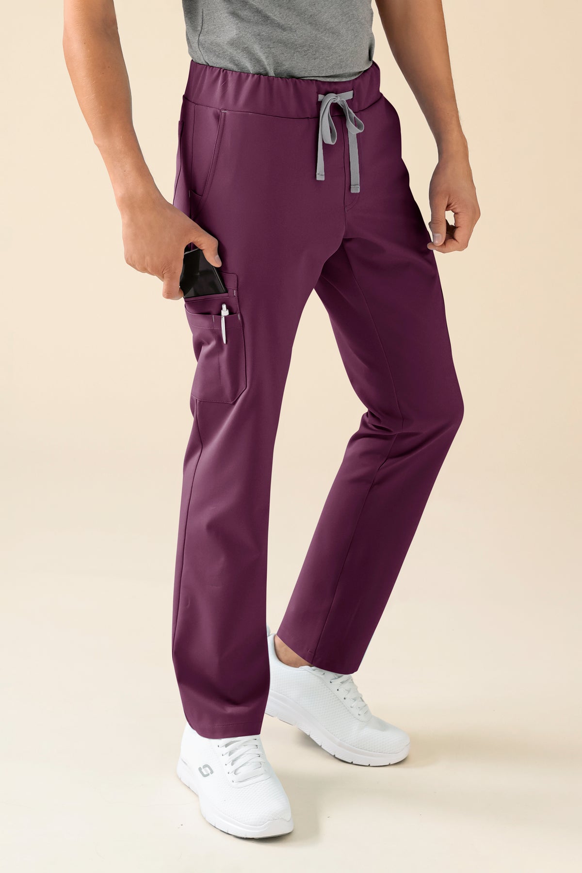 KAERE broek heren - met beenzak pruimen