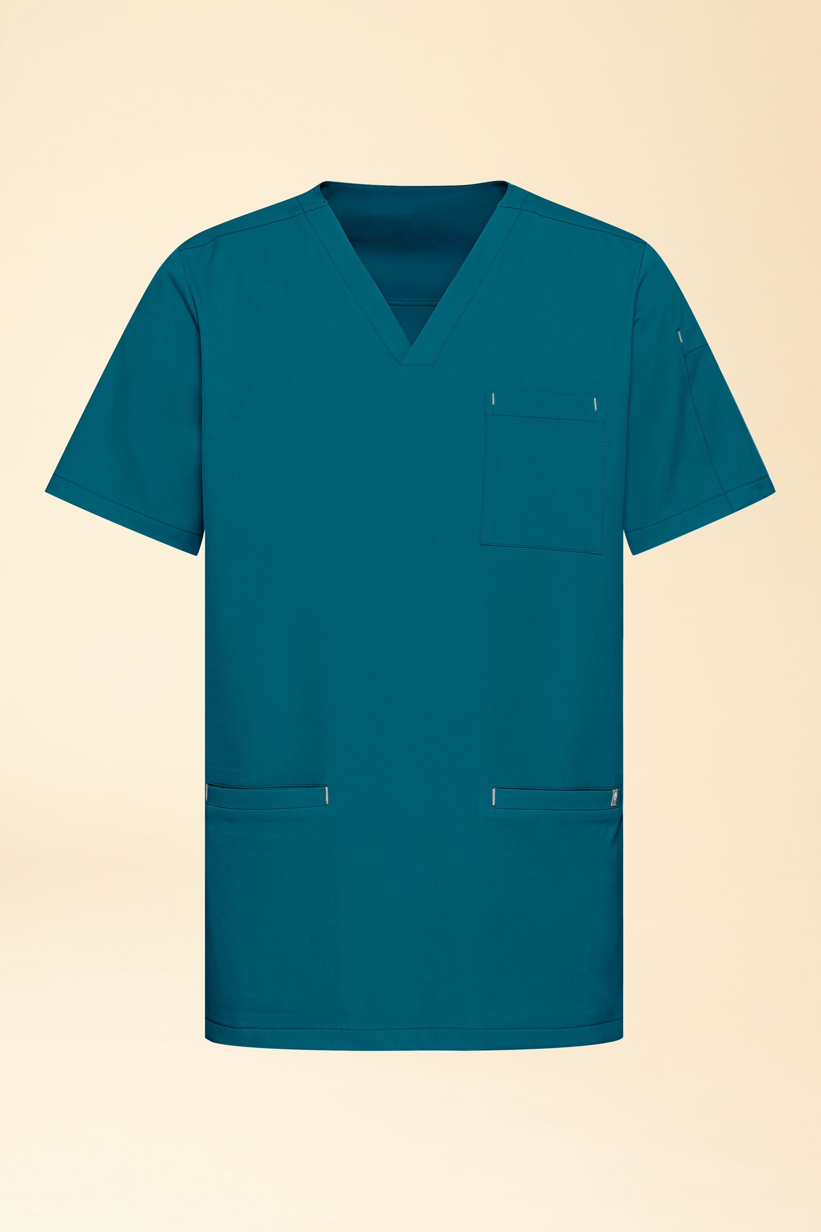 KAERE oversteektuniek heren - V-hals petrol