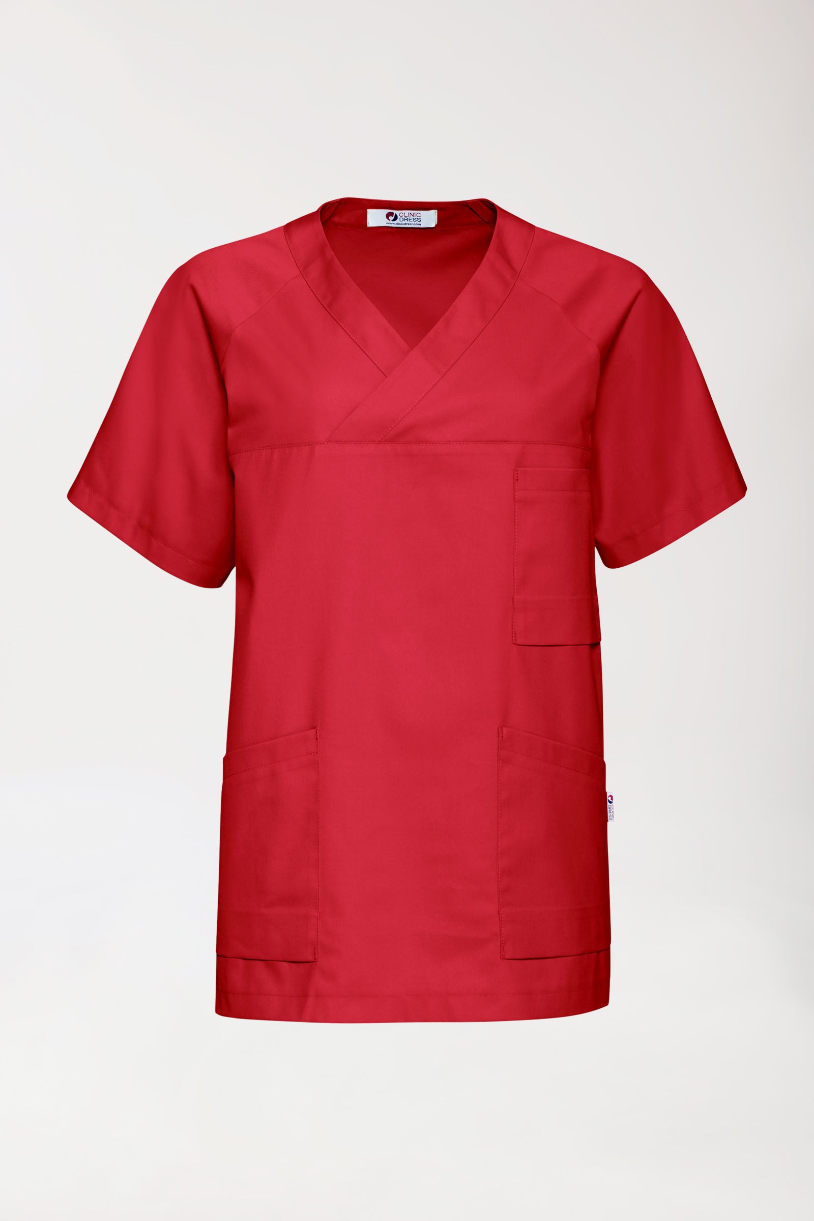 CORE oversteektuniek heren - V-hals rood