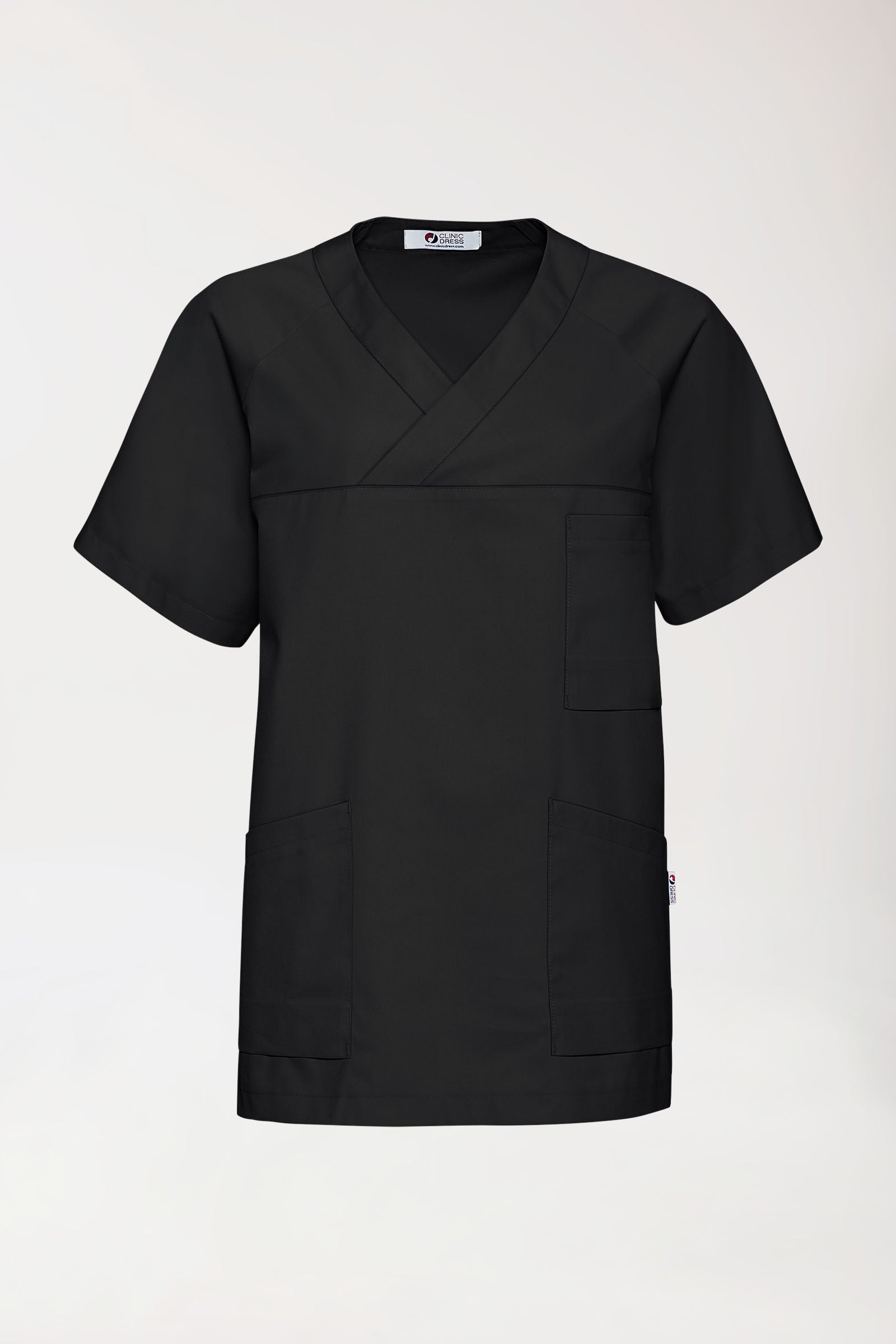 CORE oversteektuniek heren - V-hals zwart