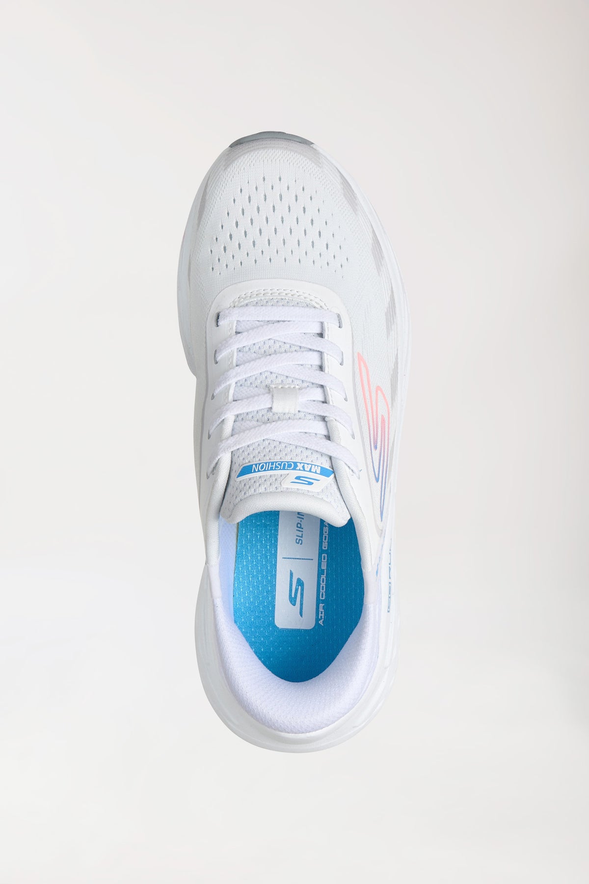 Dames sneaker wit/rose, Voorzijde view 