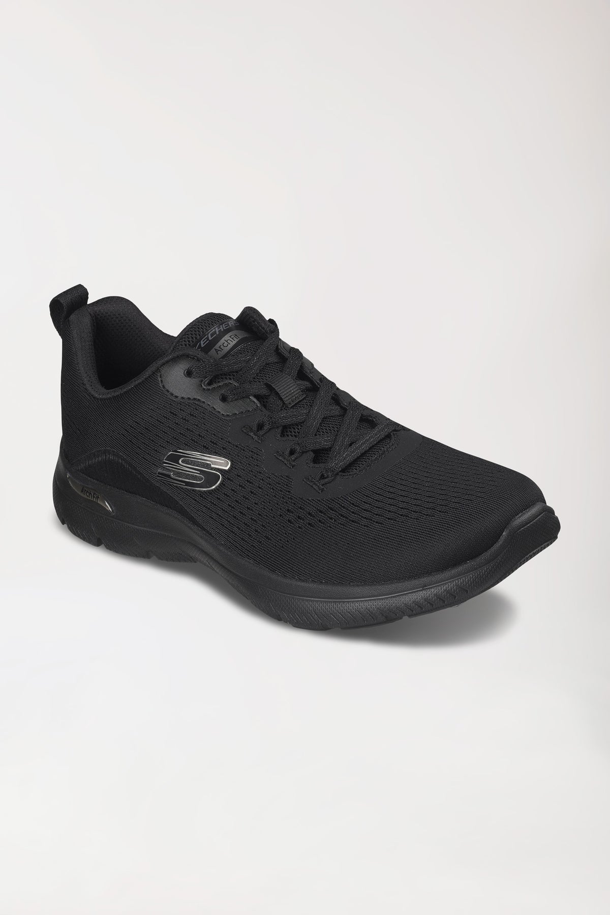 Dames sneaker zwart, Voorzijde view 