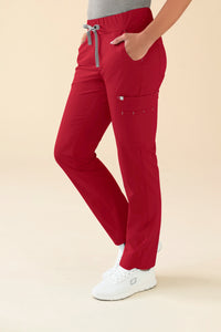 KAERE broek dames - met beenzak rood