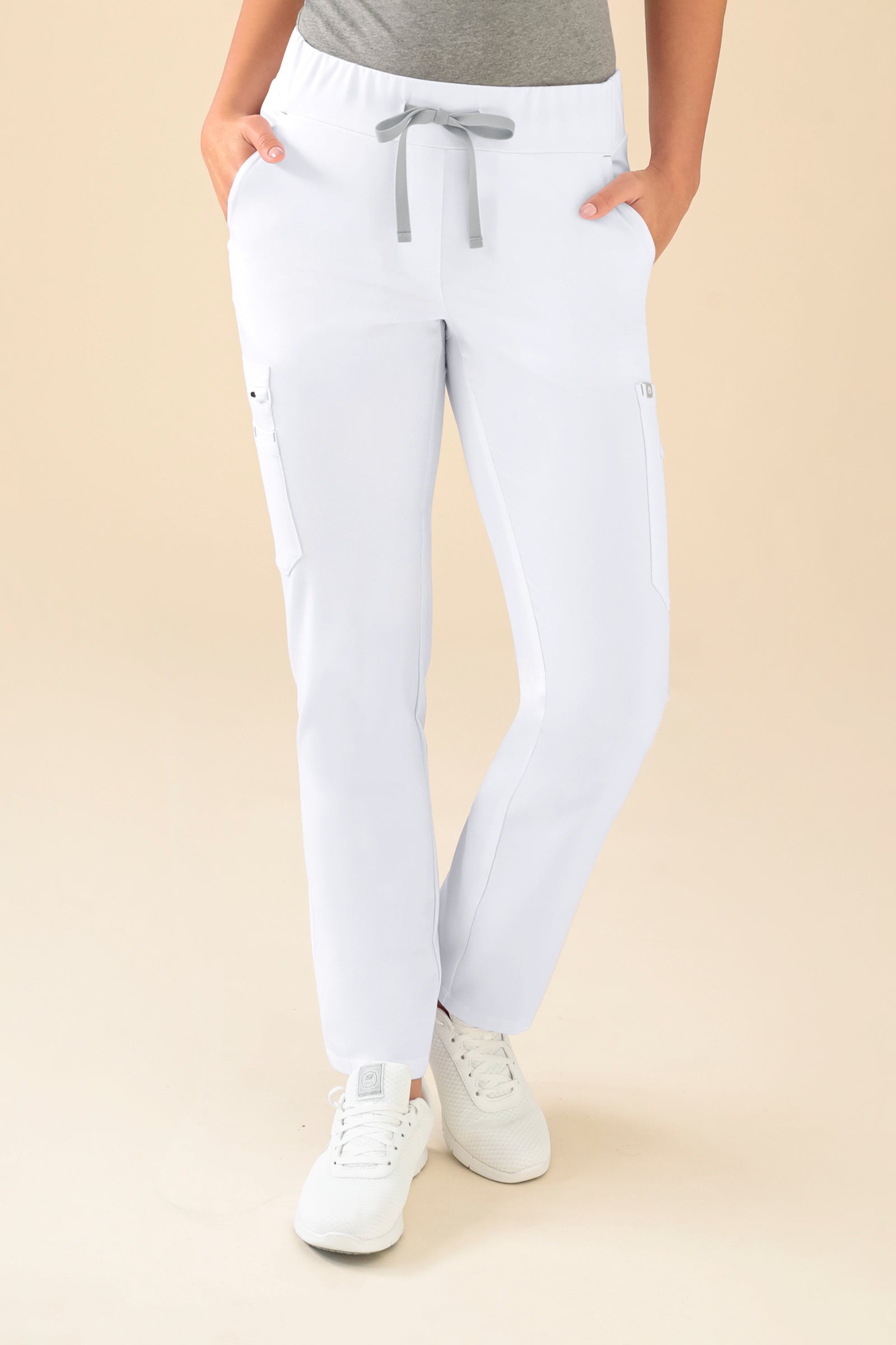 KAERE broek dames - met beenzak wit