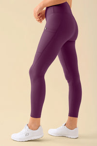 KAERE Leggings dames - super elastisch pruimen