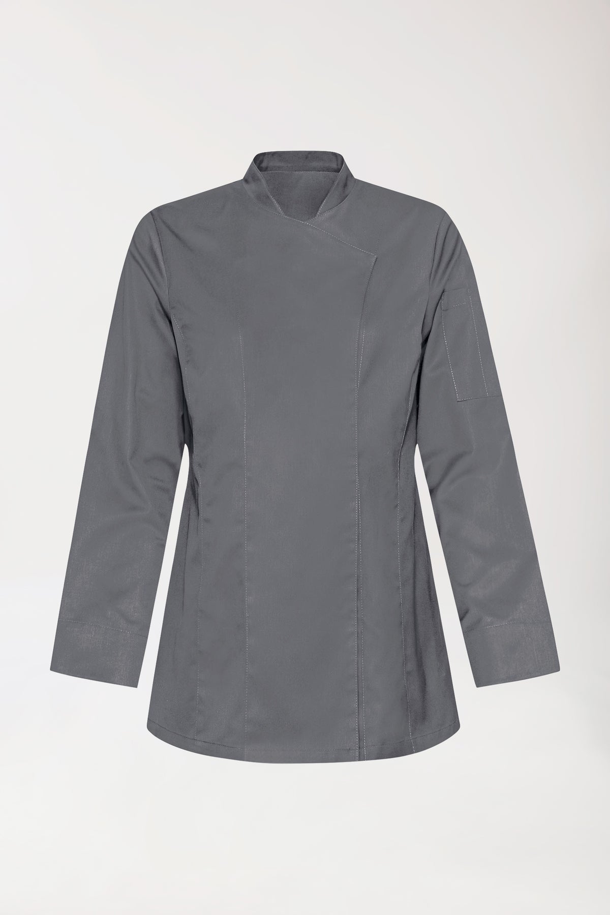 Gastro koksjas dames - 1/1 mouw steengrijs