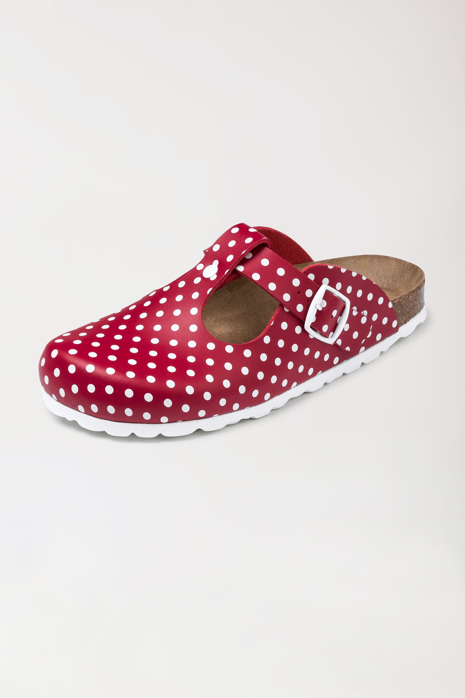 Dames muil rood/wit, Voorzijde view 