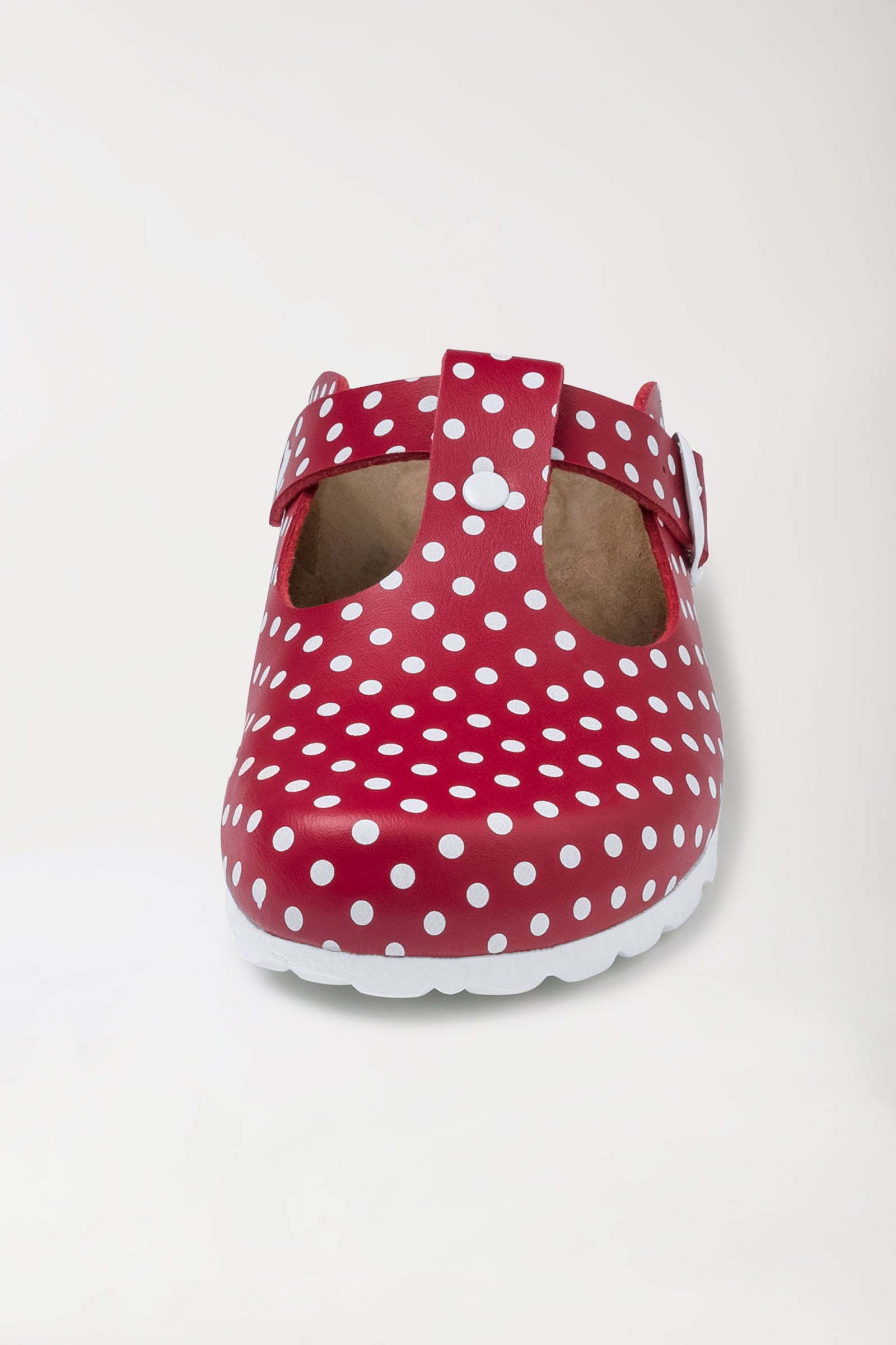 Dames muil rood/wit, Voorzijde view 