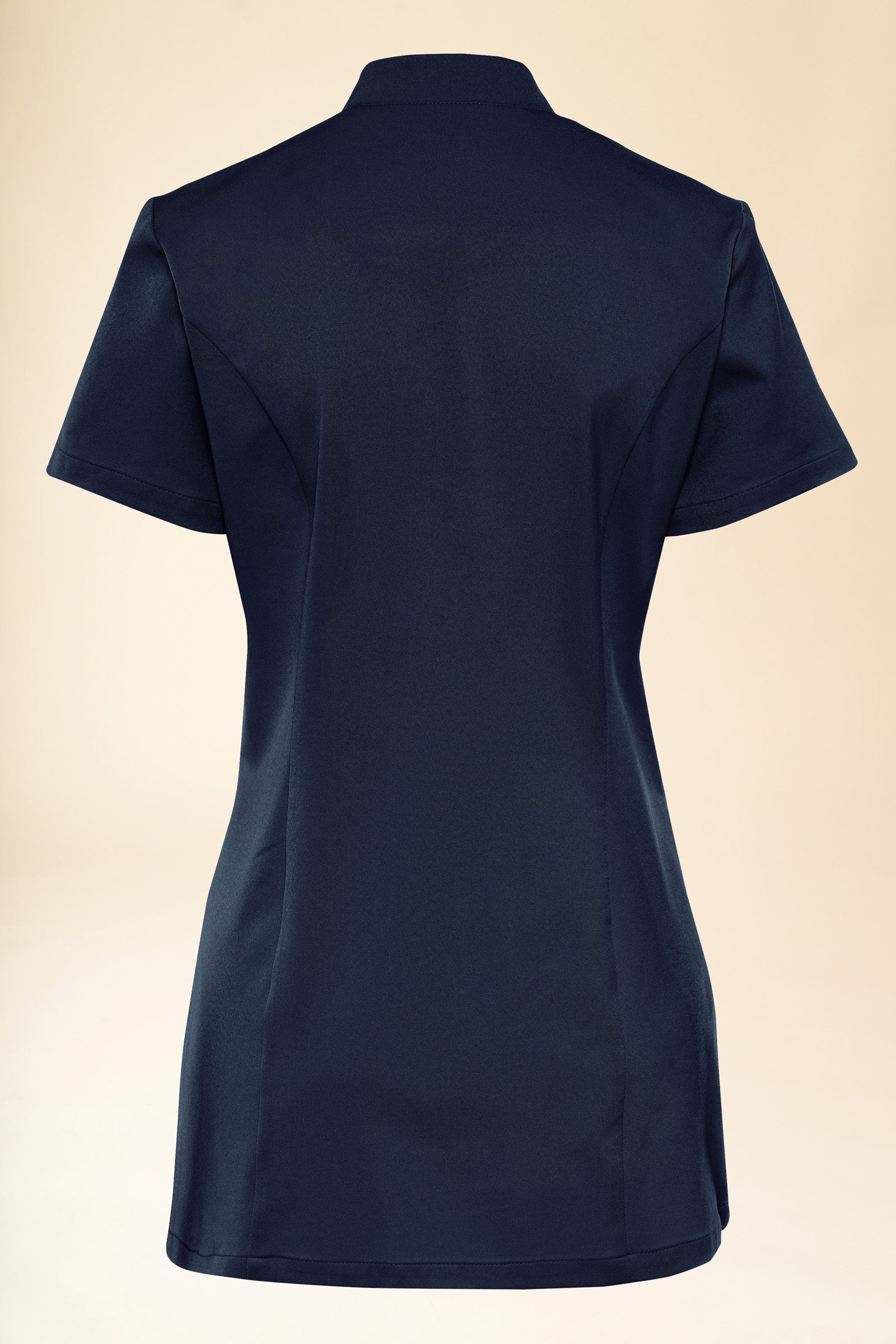 KAERE tuniek dames - asymetrische knoopsluiting navy, Voorzijde view 