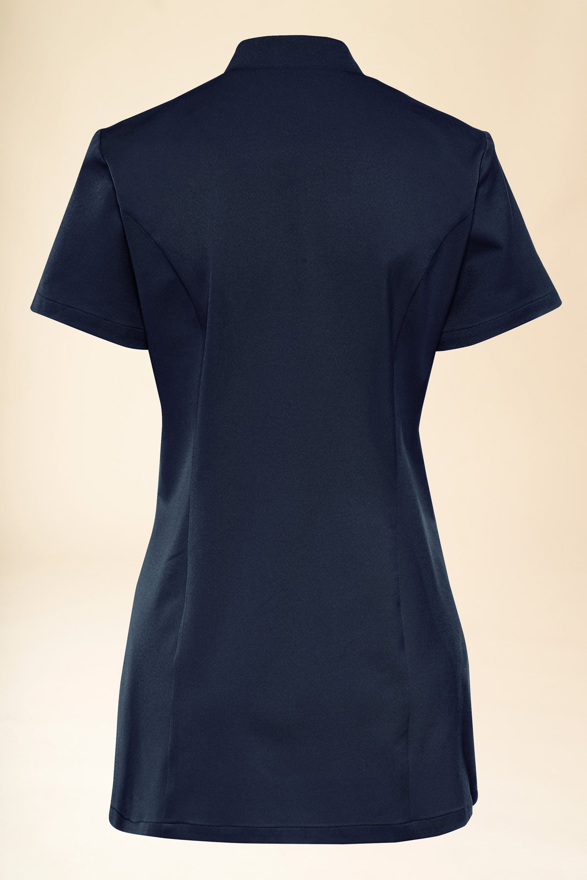 KAERE tuniek dames - asymetrische knoopsluiting navy, Voorzijde view 