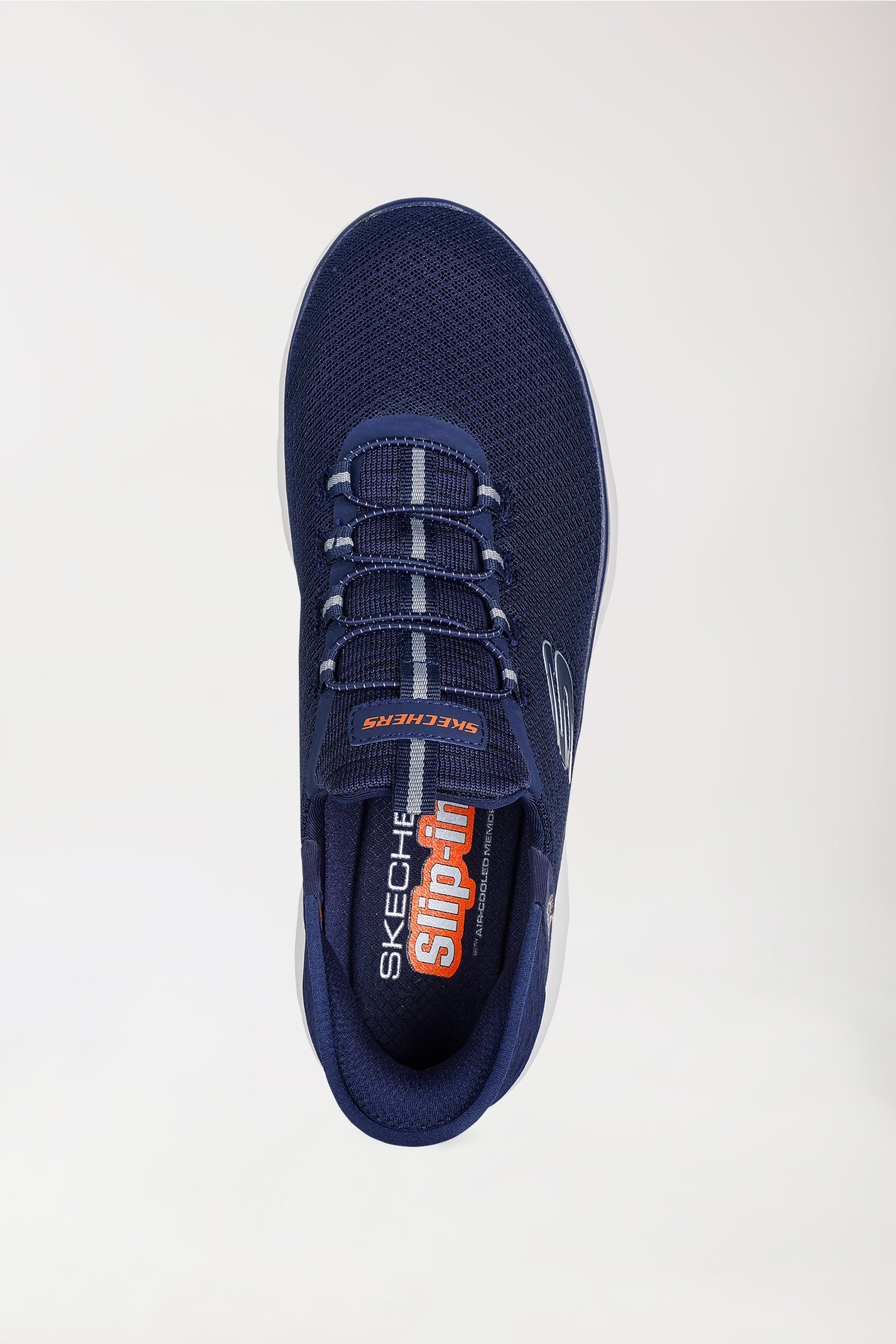 Heren sneakers-SKECHERS Slip-ins-navy, Voorzijde view 