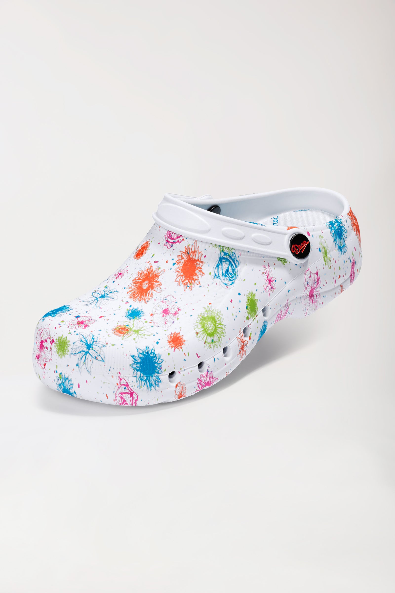 Unisex beroepsmuil wit/bont