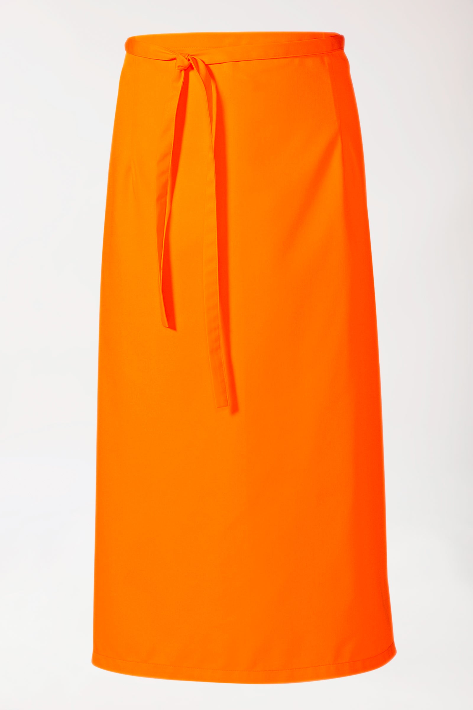 Gastro bistroschort unisex - één maat oranje, Voorzijde view 